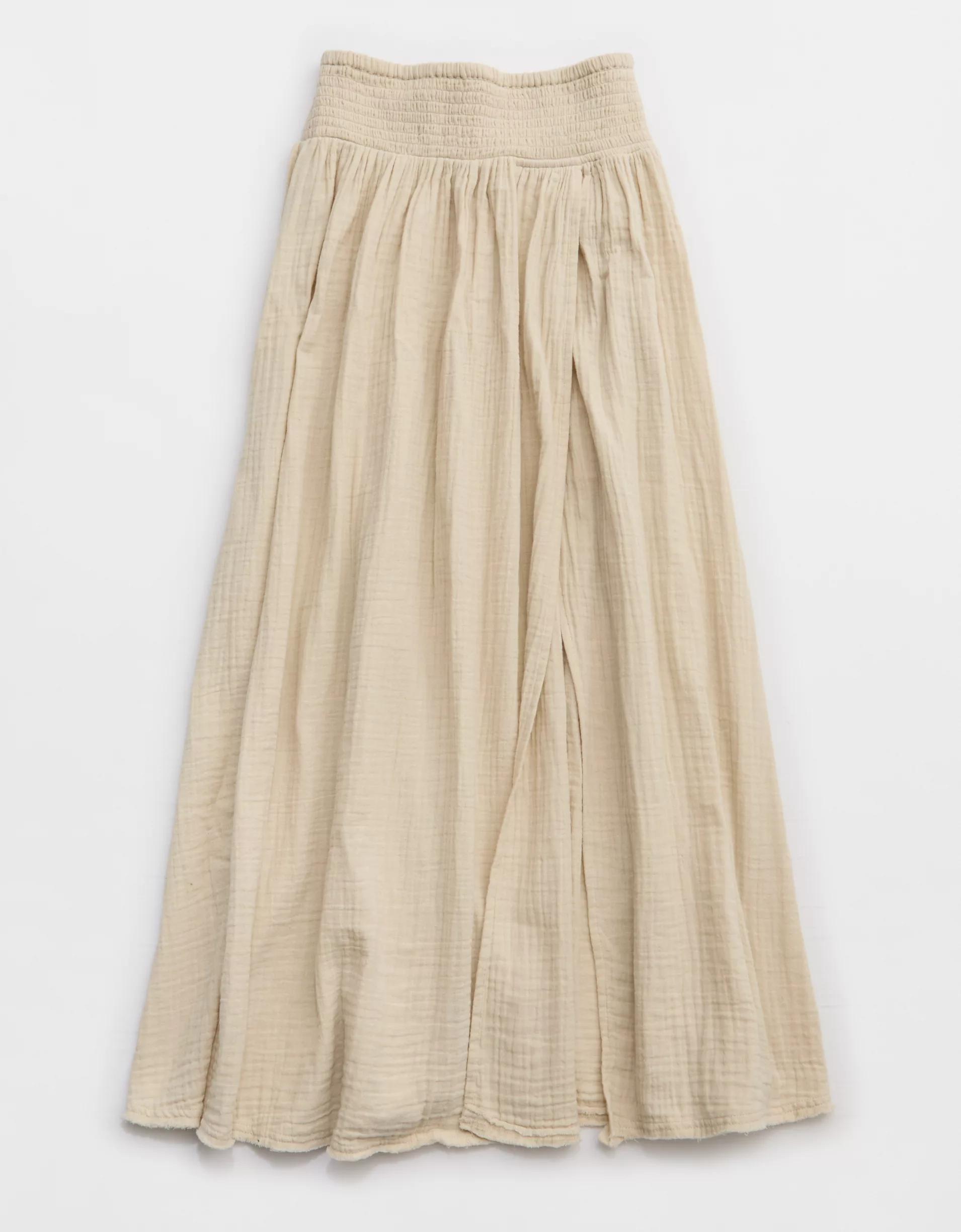 Aerie Faux Wrap Cover Up Maxi Skirt Product Image