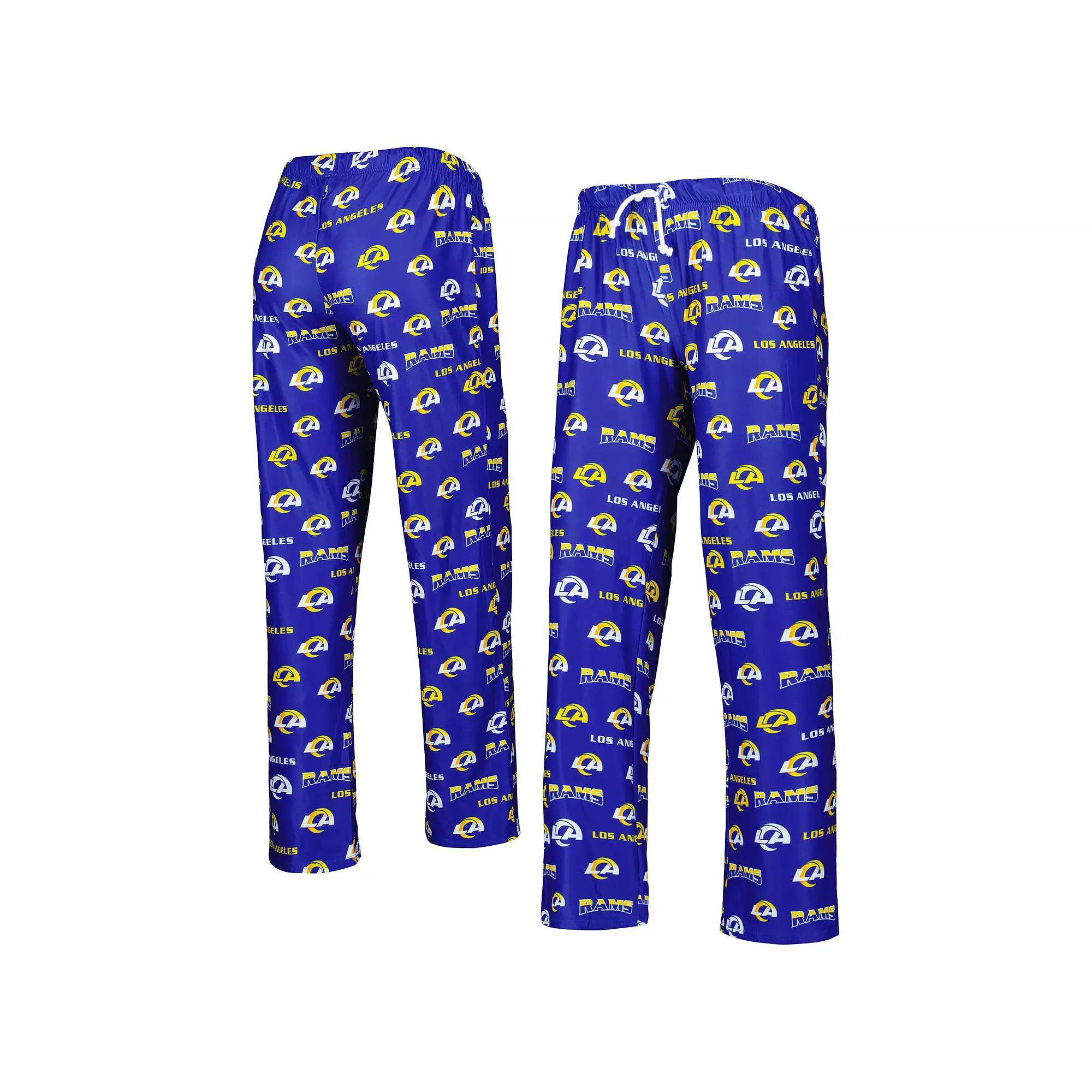 Women's Concepts Sport Royal Los Angeles Rams Breakthrough Knit Pants, Size: Medium, Blue Product Image