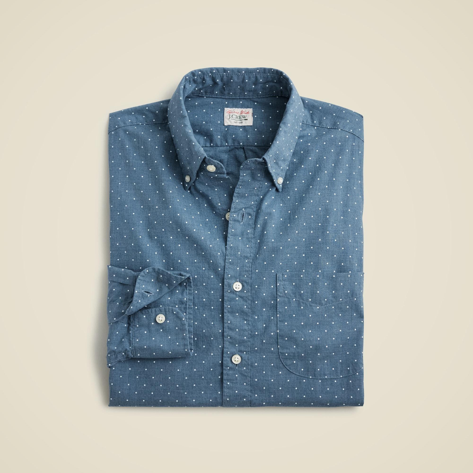 Relaxed Secret Wash cotton poplin shirt Product Image