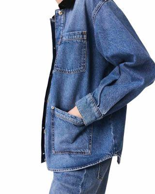 Faded Denim Jacket Product Image
