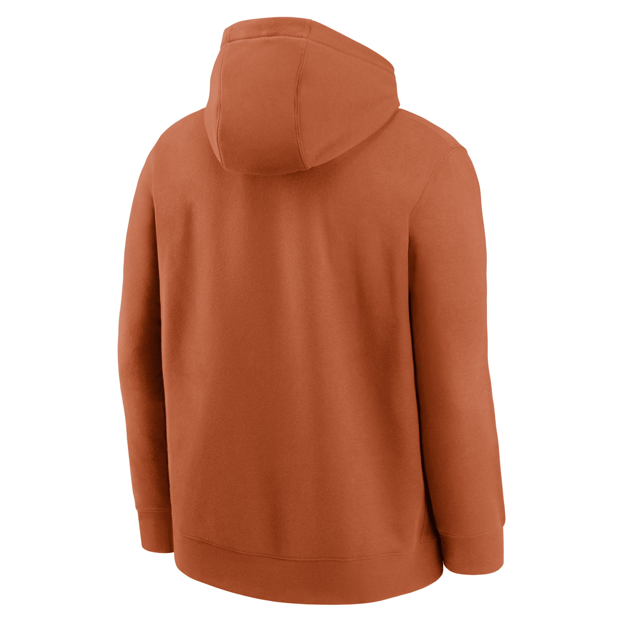 Texas Longhorns Club Basketball Icon Nike Men's College Pullover Hoodie Product Image