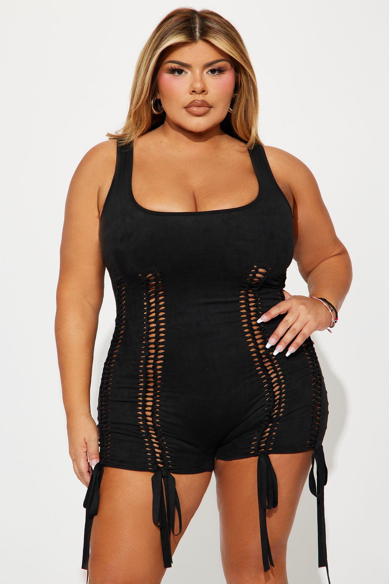 Yovanna Romper Set - Black Product Image