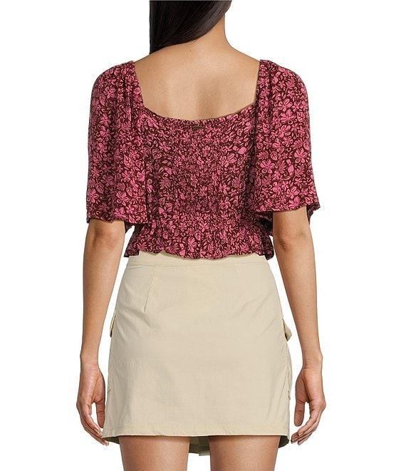 Rip Curl Beach Party Short Sleeve Ditsy Floral Woven Top Product Image