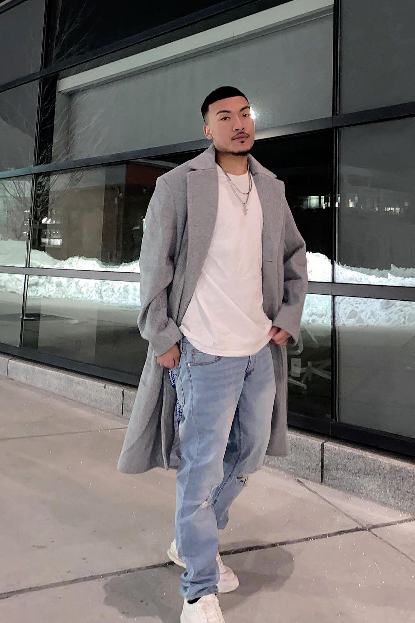 Cornell Distressed Slim Jeans - Light Wash Product Image