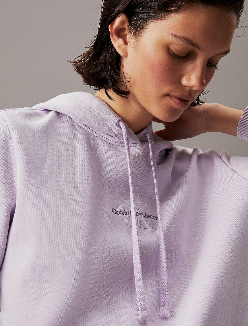 Washed Monogram Logo Relaxed Hoodie Product Image