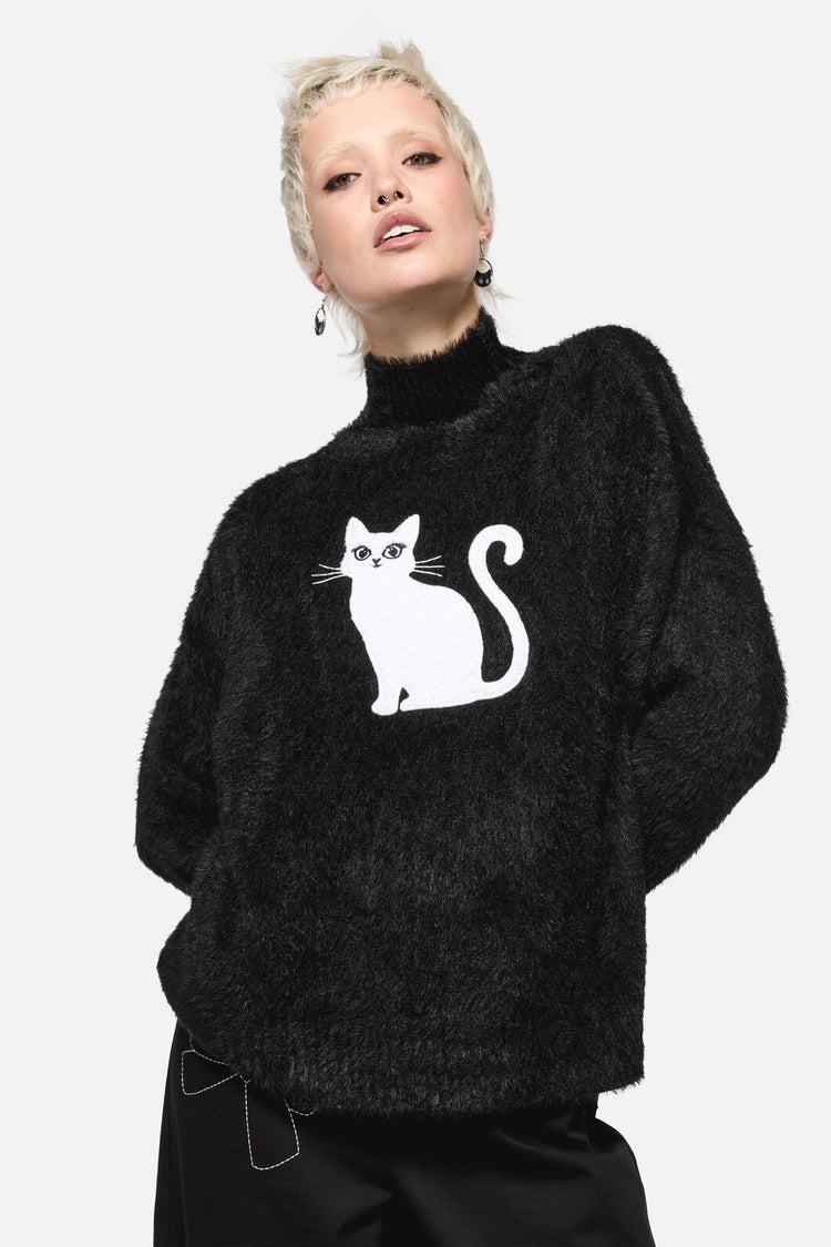 Catkins Boucle Knit Jumper Product Image