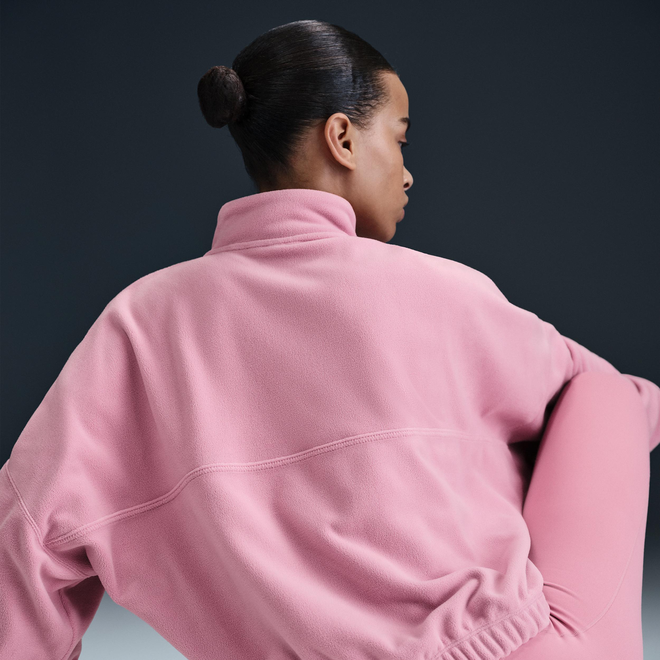 Nike Women's One Therma-FIT Oversized 1/2-Zip Fleece Top Product Image