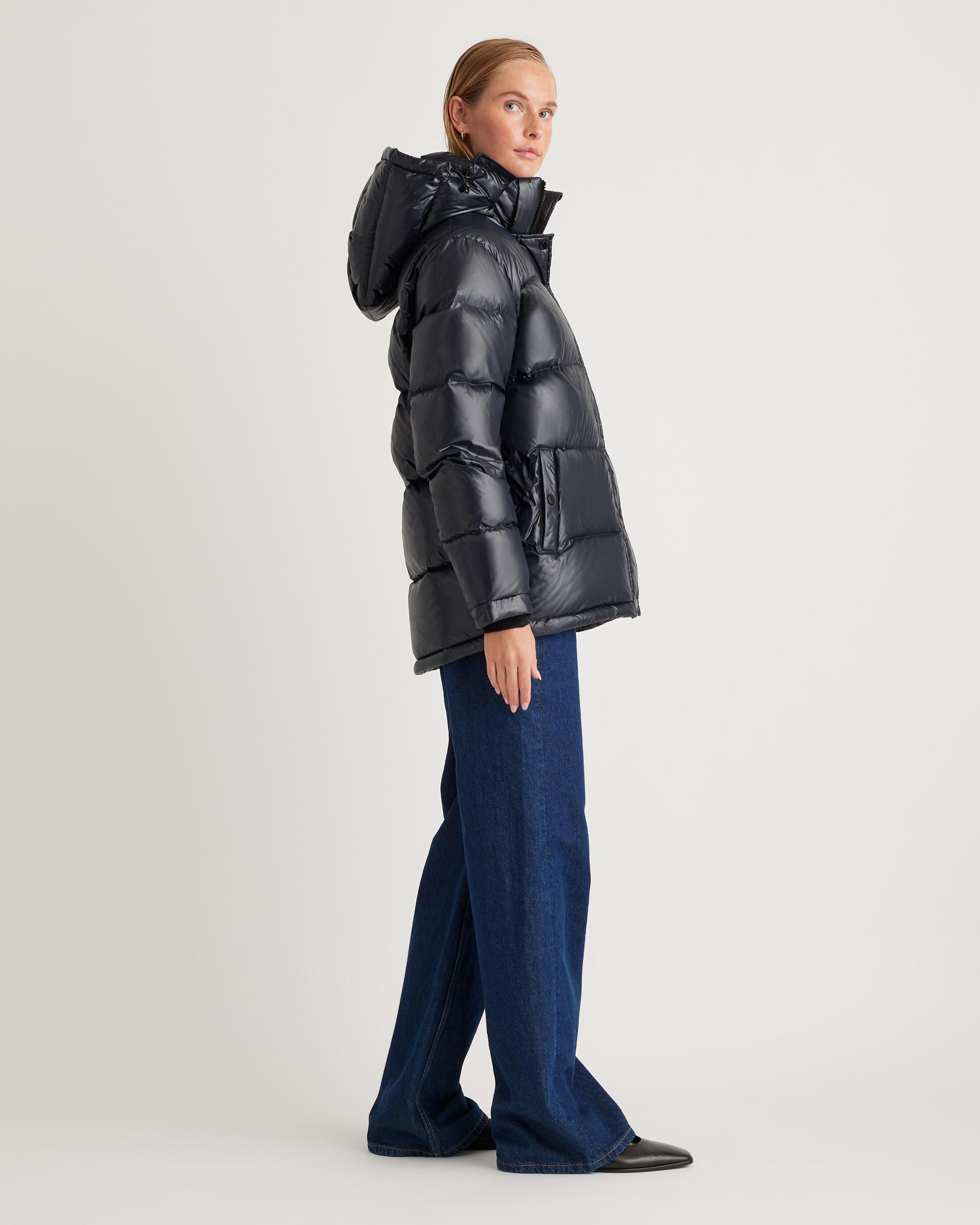 Quince | Women's Responsible Down Cropped Puffer Jacket Size XL, Recycled Polyester Product Image