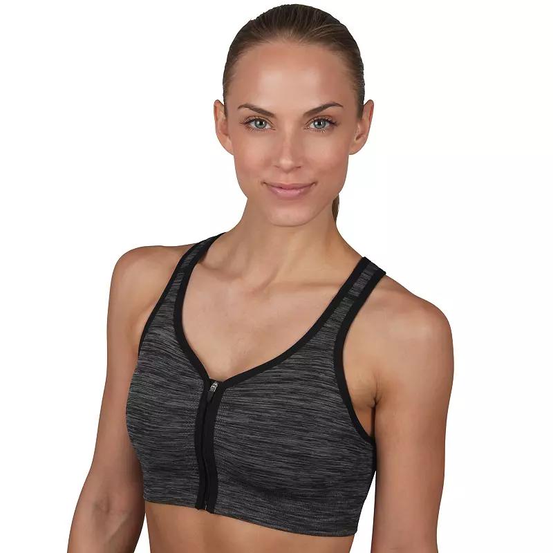 Jockey Sport® Zip Front Seam Free Sports Bra, Women's,  Product Image