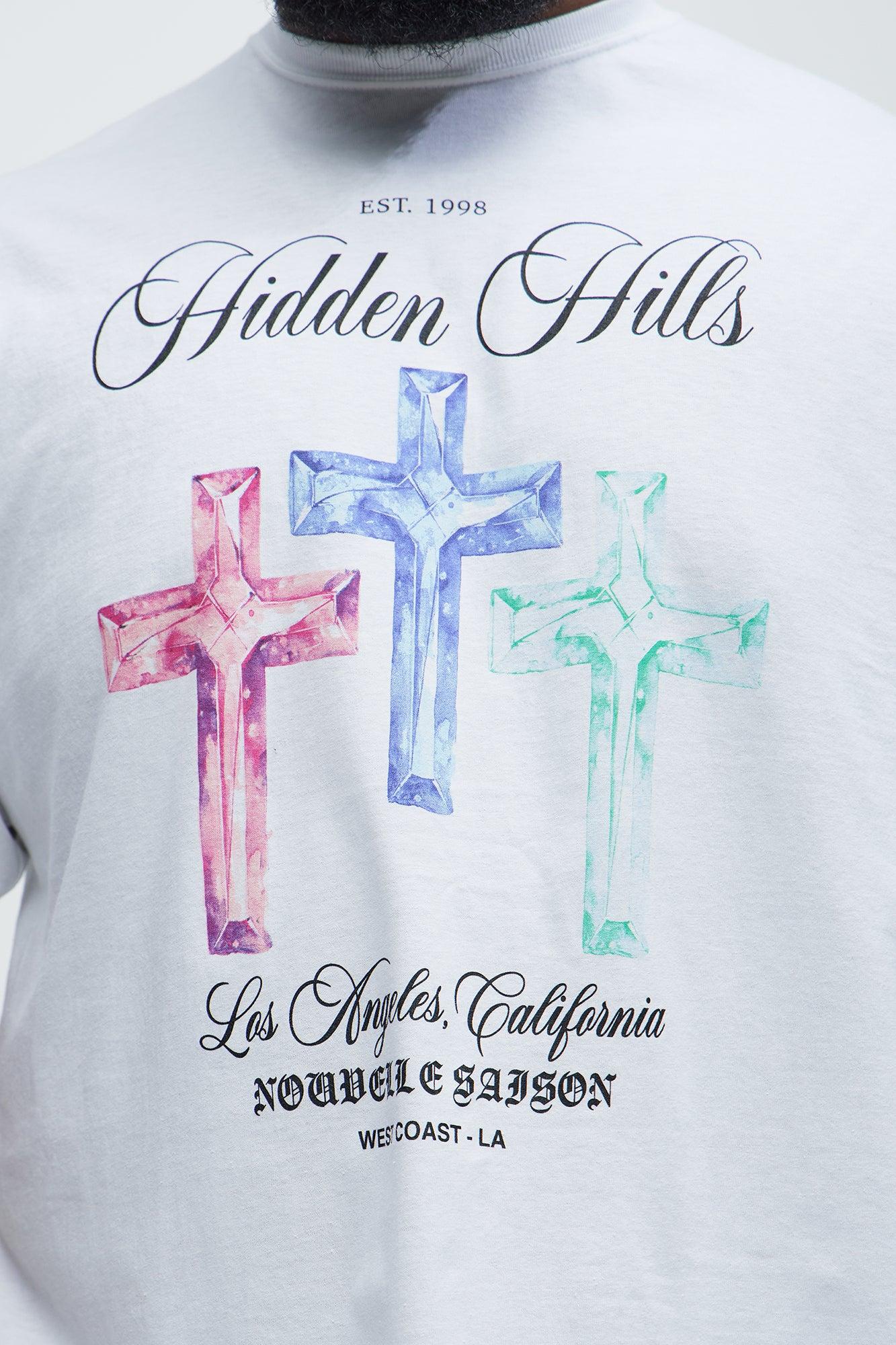 Hidden Hills LA Short Sleeve Tee - White Product Image
