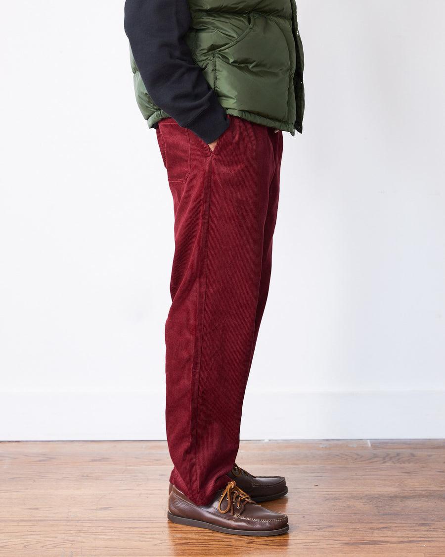 Active Lazy Pants / Burgundy Corduroy Product Image