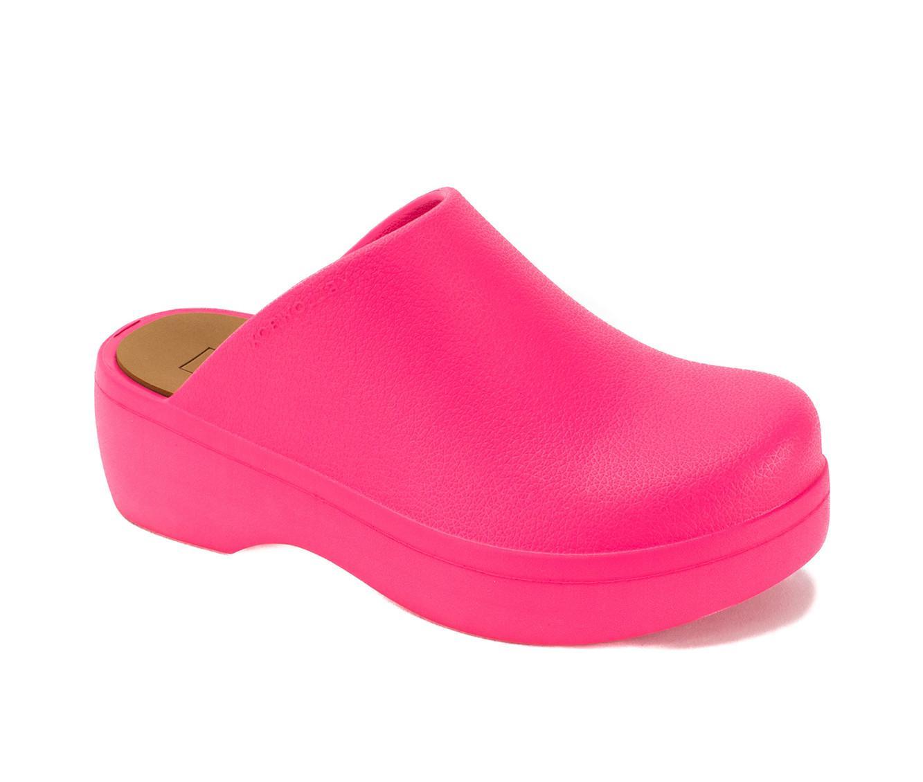 Women's Yellow Box Zippy Platform Clogs Product Image
