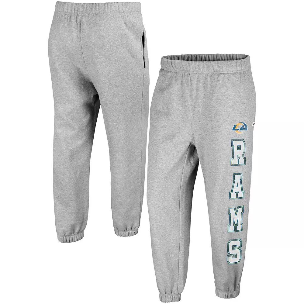 Women's '47 Gray Los Angeles Rams Double Pro Harper Jogger Sweatpants,  Product Image