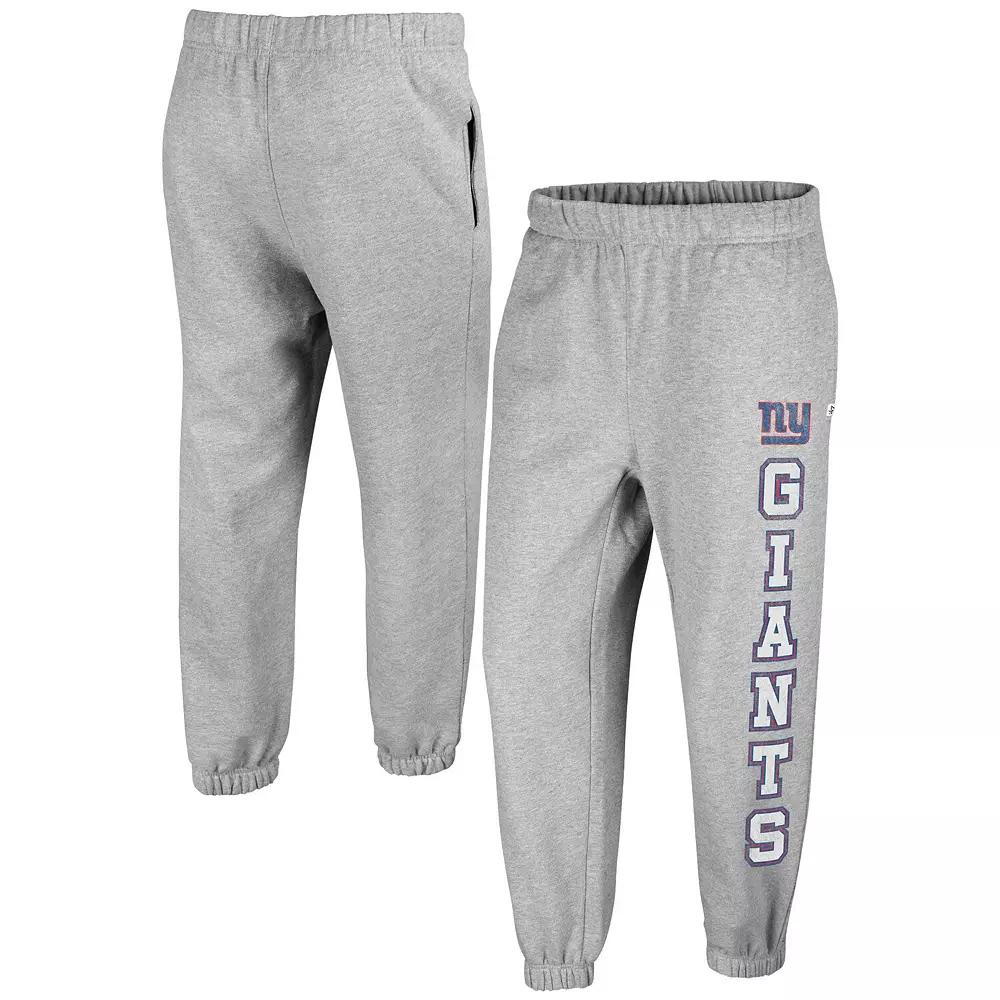 Women's '47 Gray New York Giants Double Pro Harper Jogger Sweatpants, Size: Large, Grey Product Image
