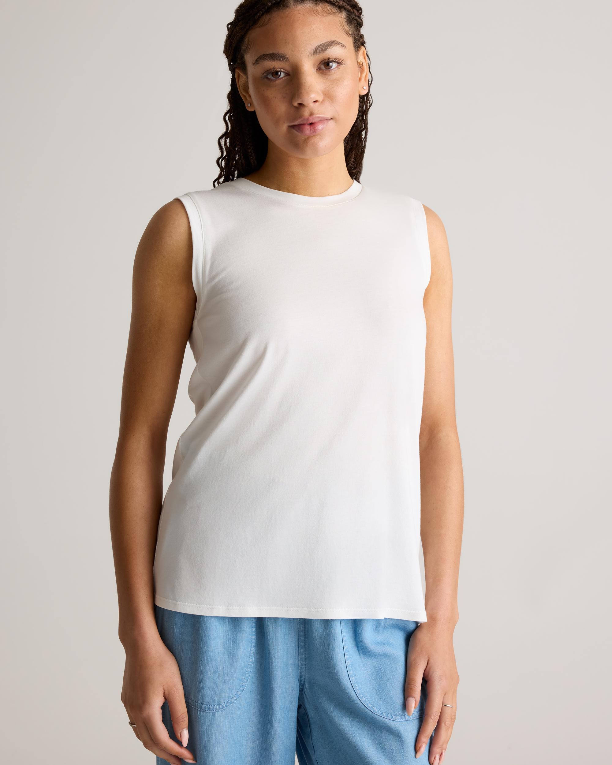 Quince | Women's Cotton Modal Muscle Tank Top Cotton/Modal Product Image