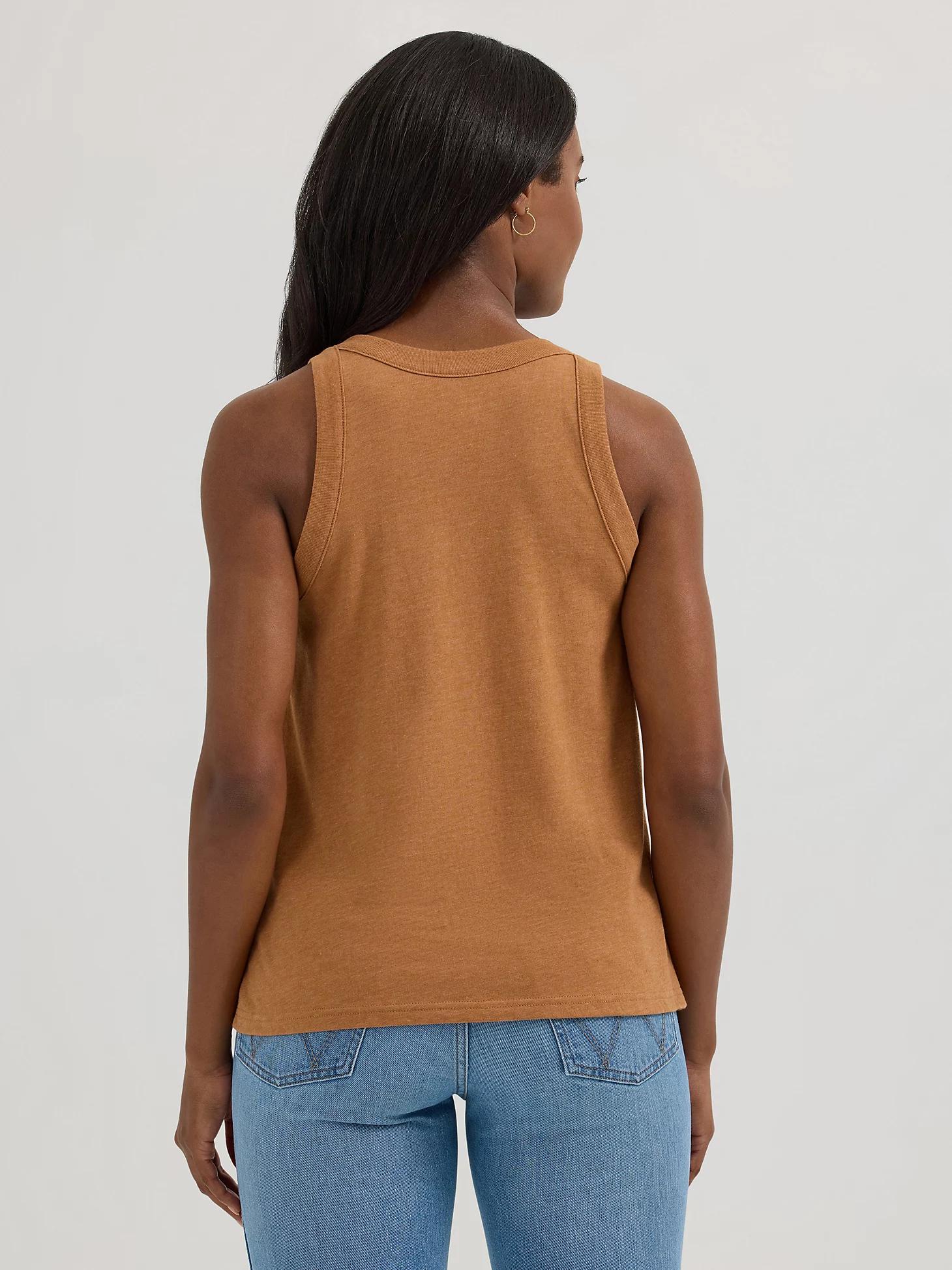 Women's Wrangler Western Graphic Goddess Tank in Argan Oil Product Image