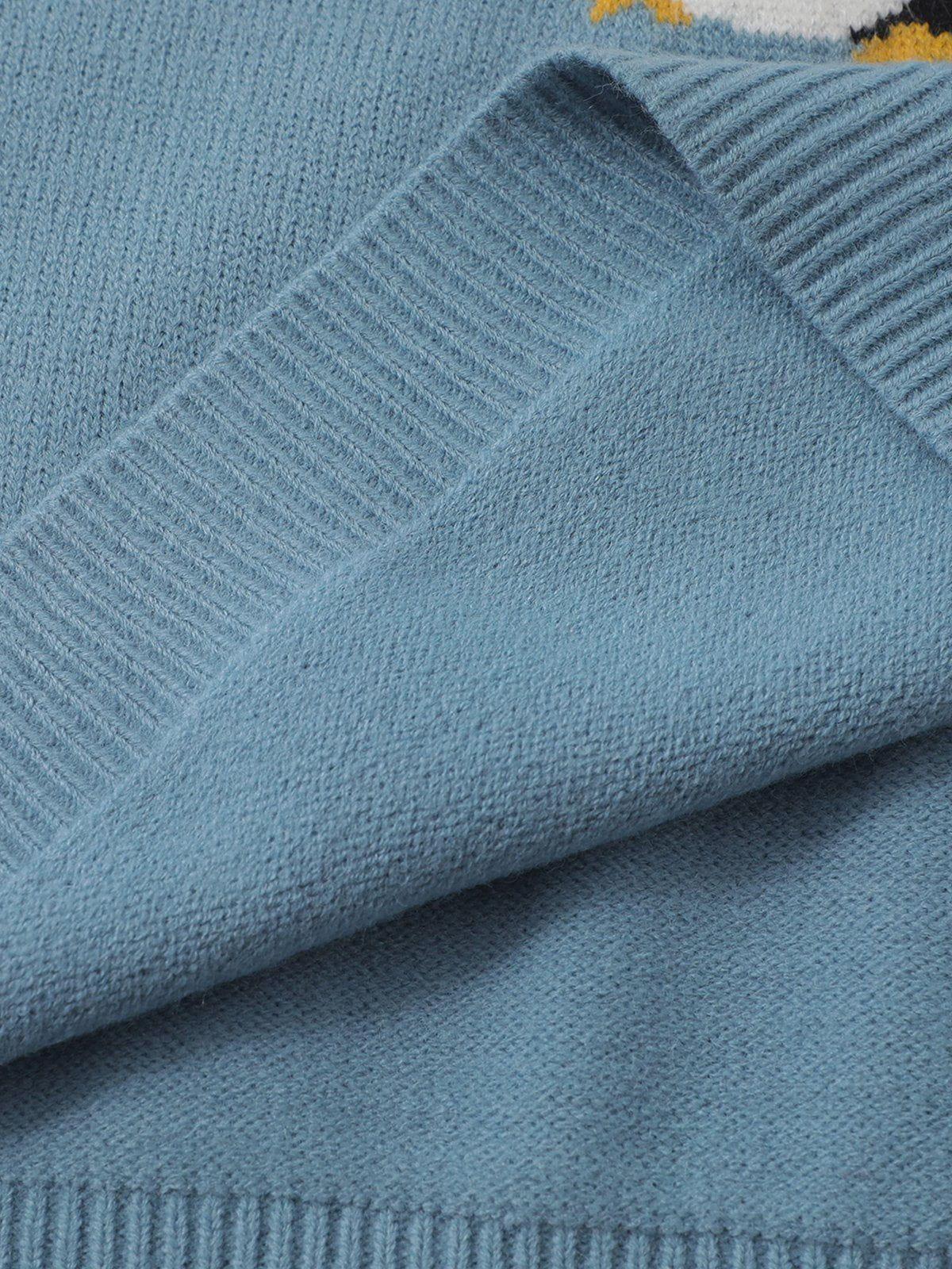 Aelfric Eden Penguin Graphic Cropped Sweater Product Image