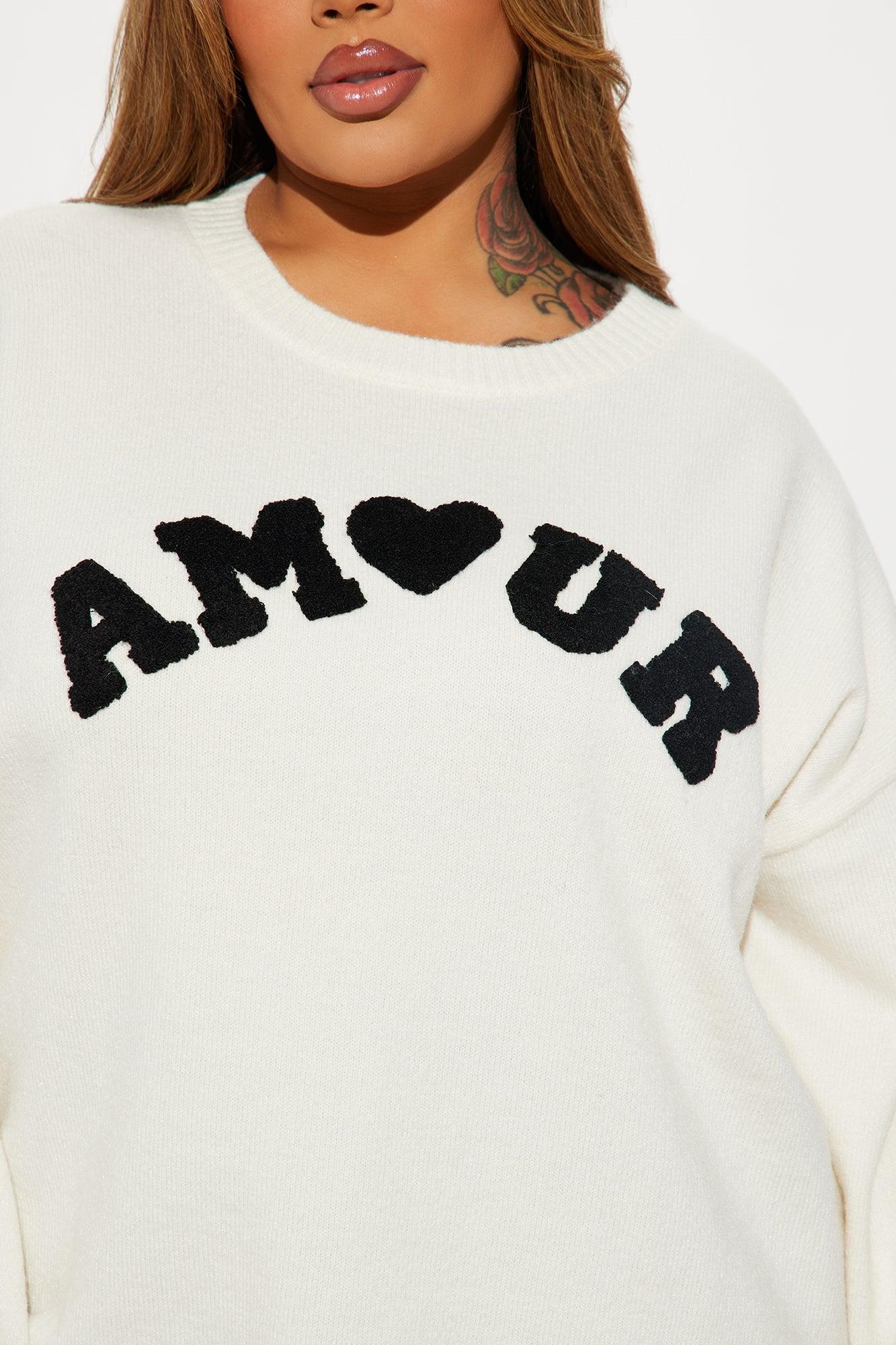 Amour Sweater - Cream/combo Female Product Image