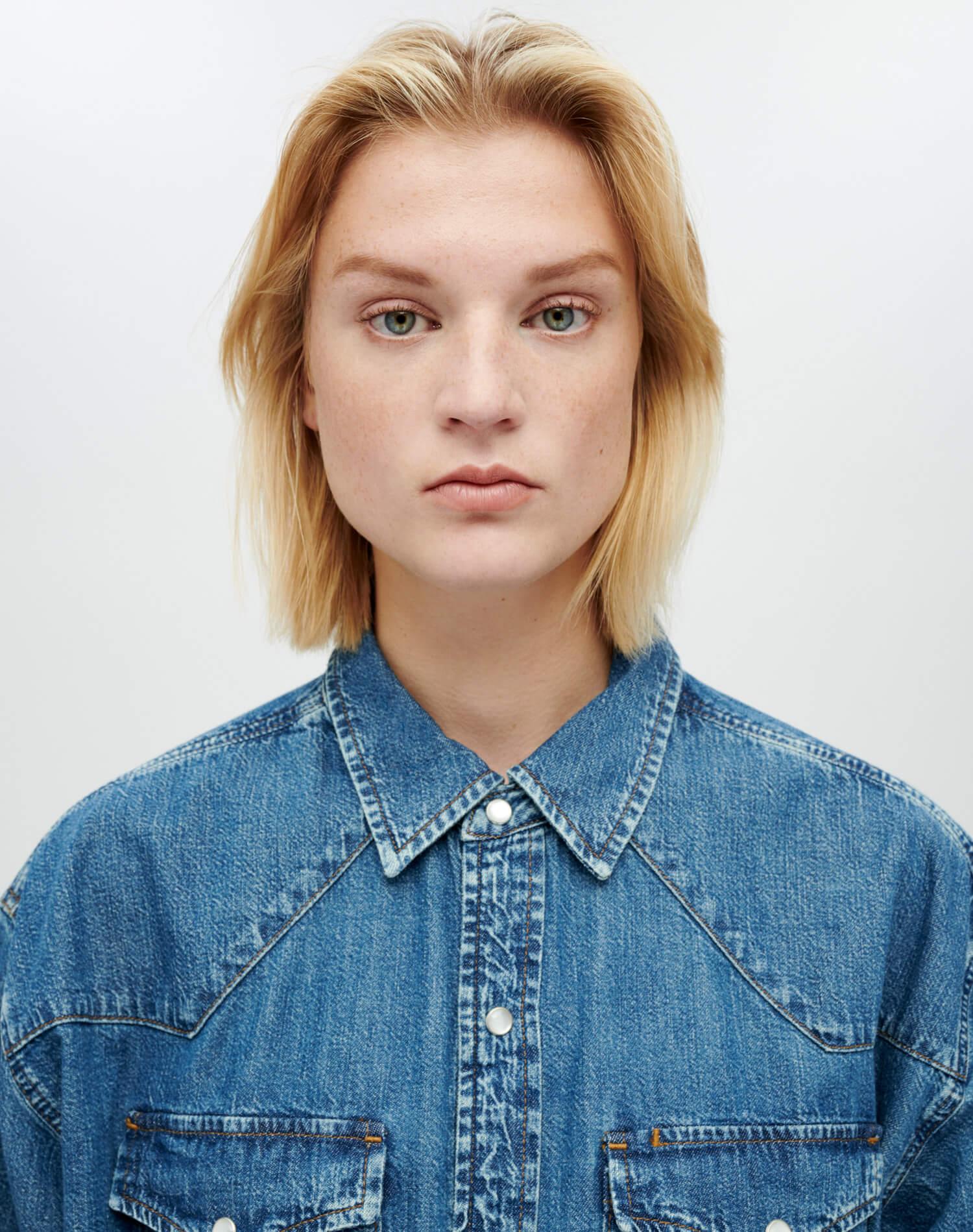 Oversized Western Shirt - Heritage Medium Product Image