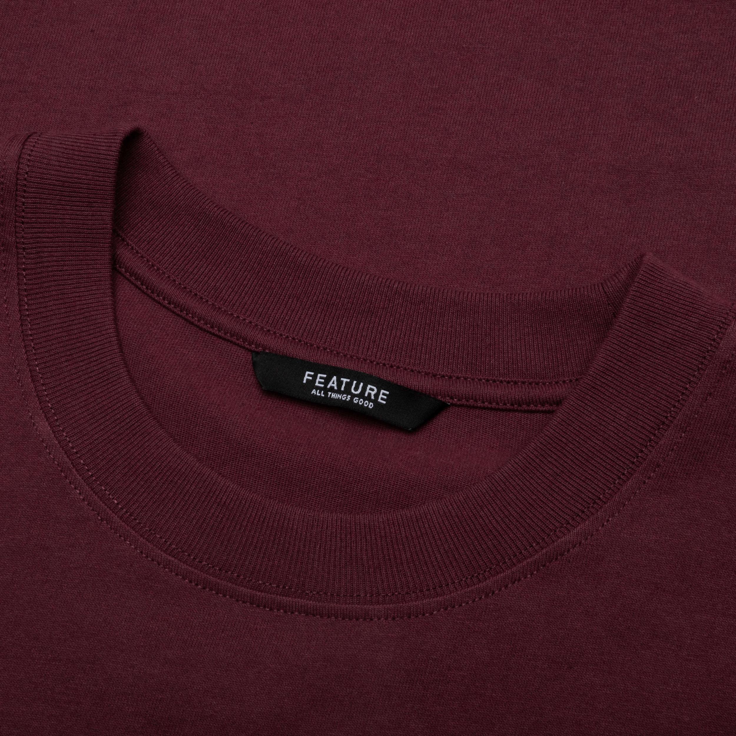 Academy Tee - Oxblood Red Male Product Image