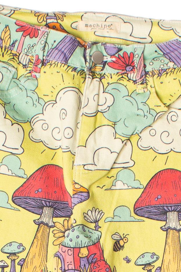 Mushroom Village Printed Jeans Product Image