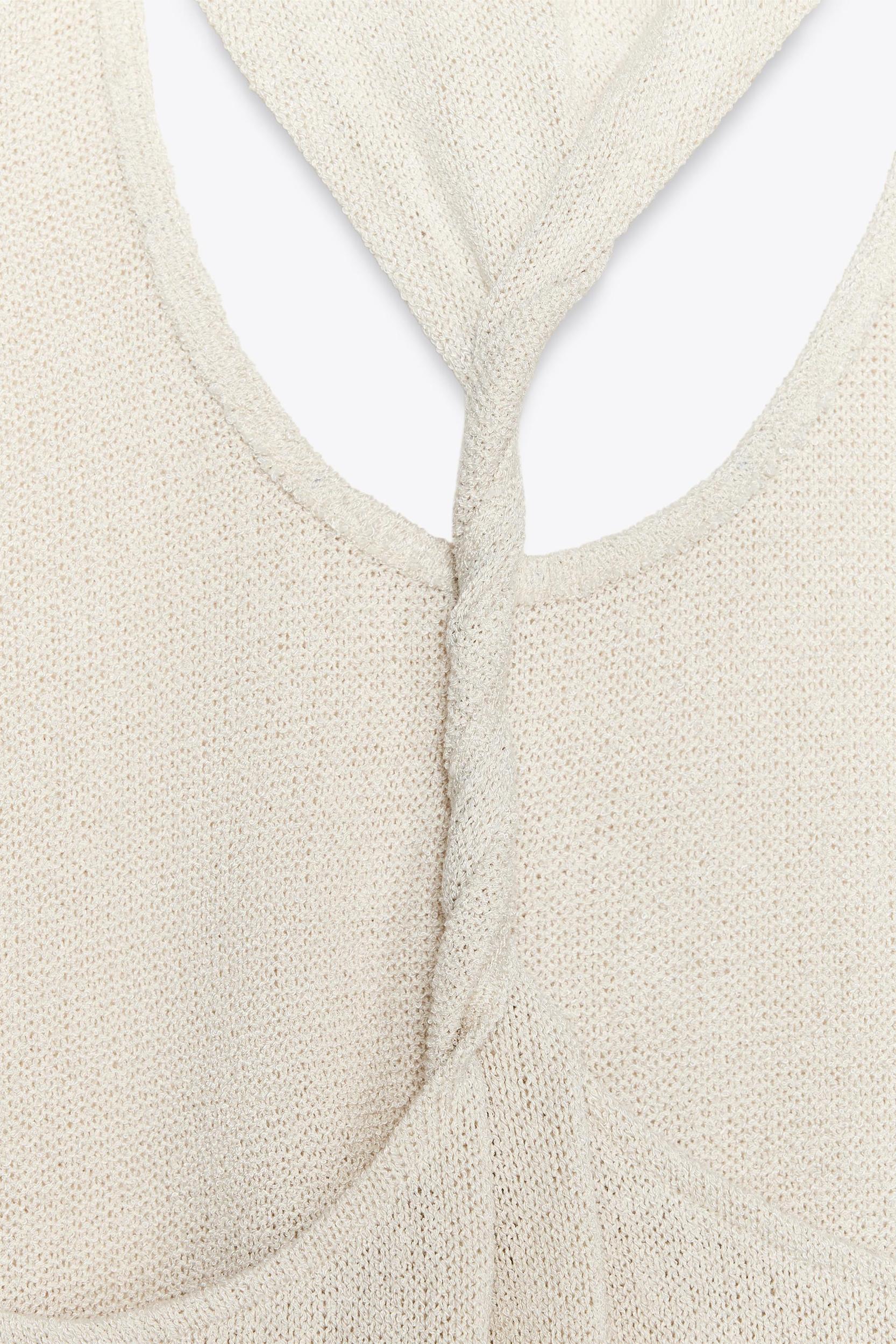 CUT-OUT KNIT MAXI DRESS Product Image