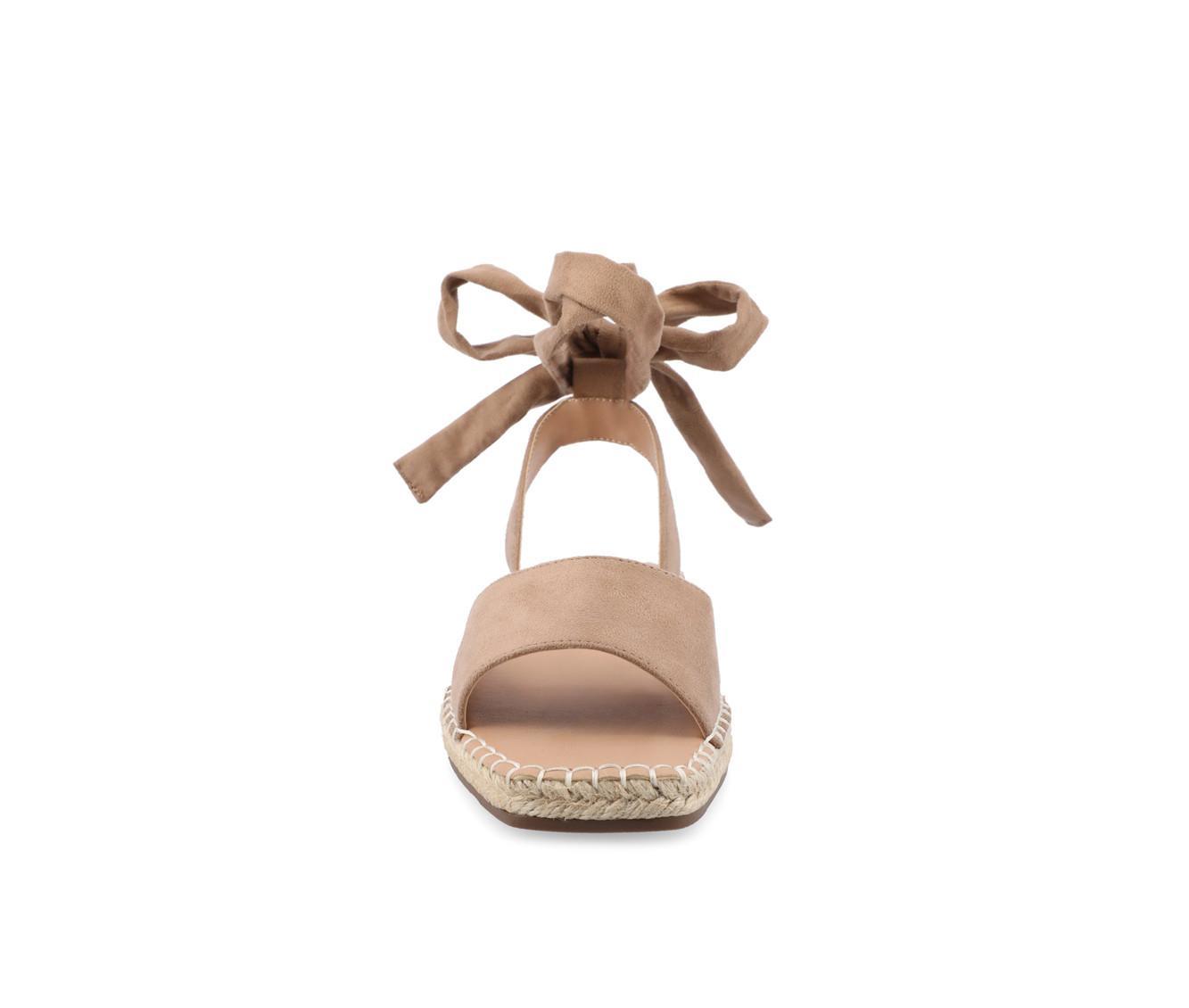 Women's Journee Collection Emelie Espadrille Tie-Up Sandals Product Image