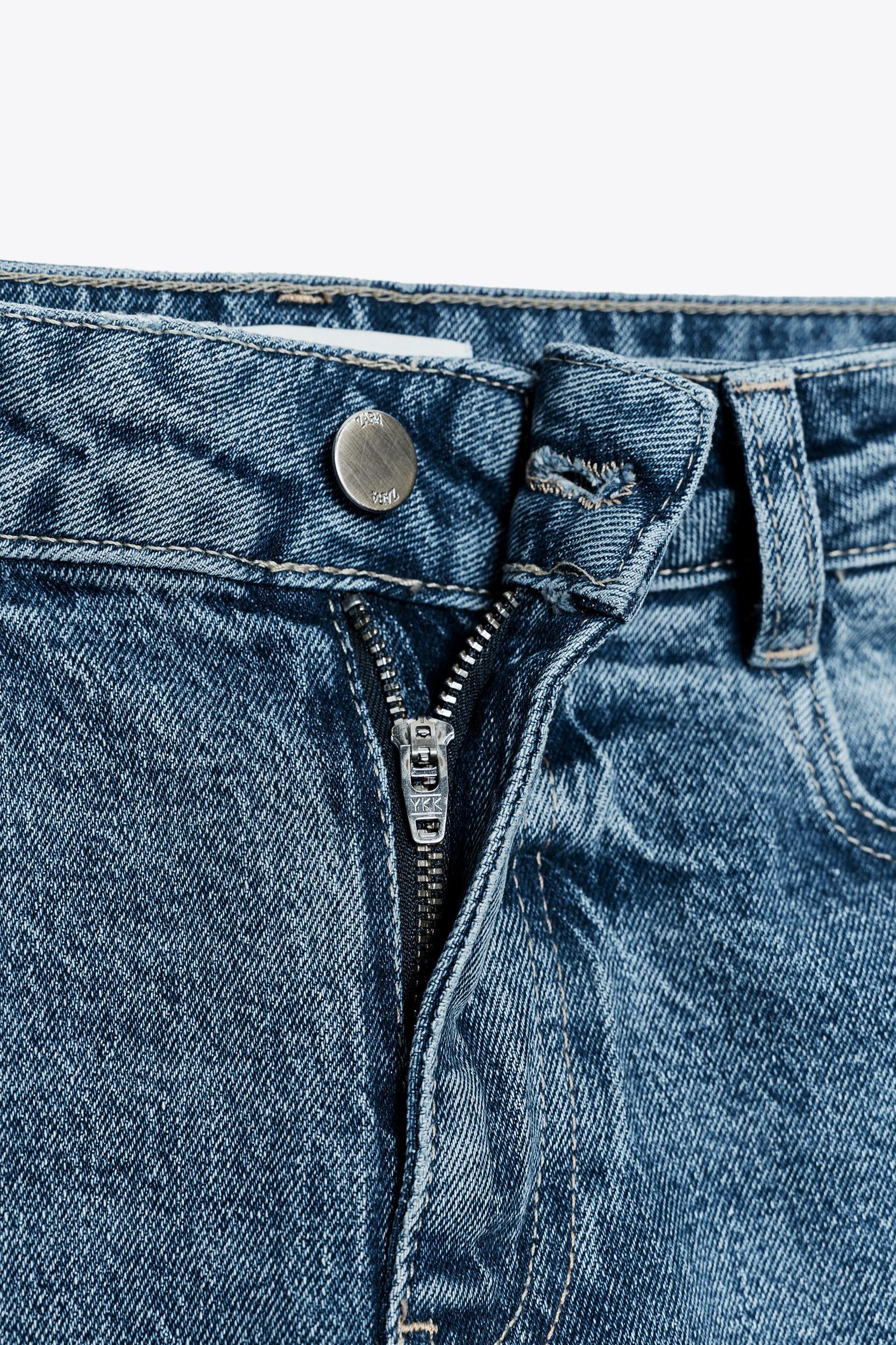 Z.10 HIGH-WAISTED BELTED CULOTTE JEANS Product Image