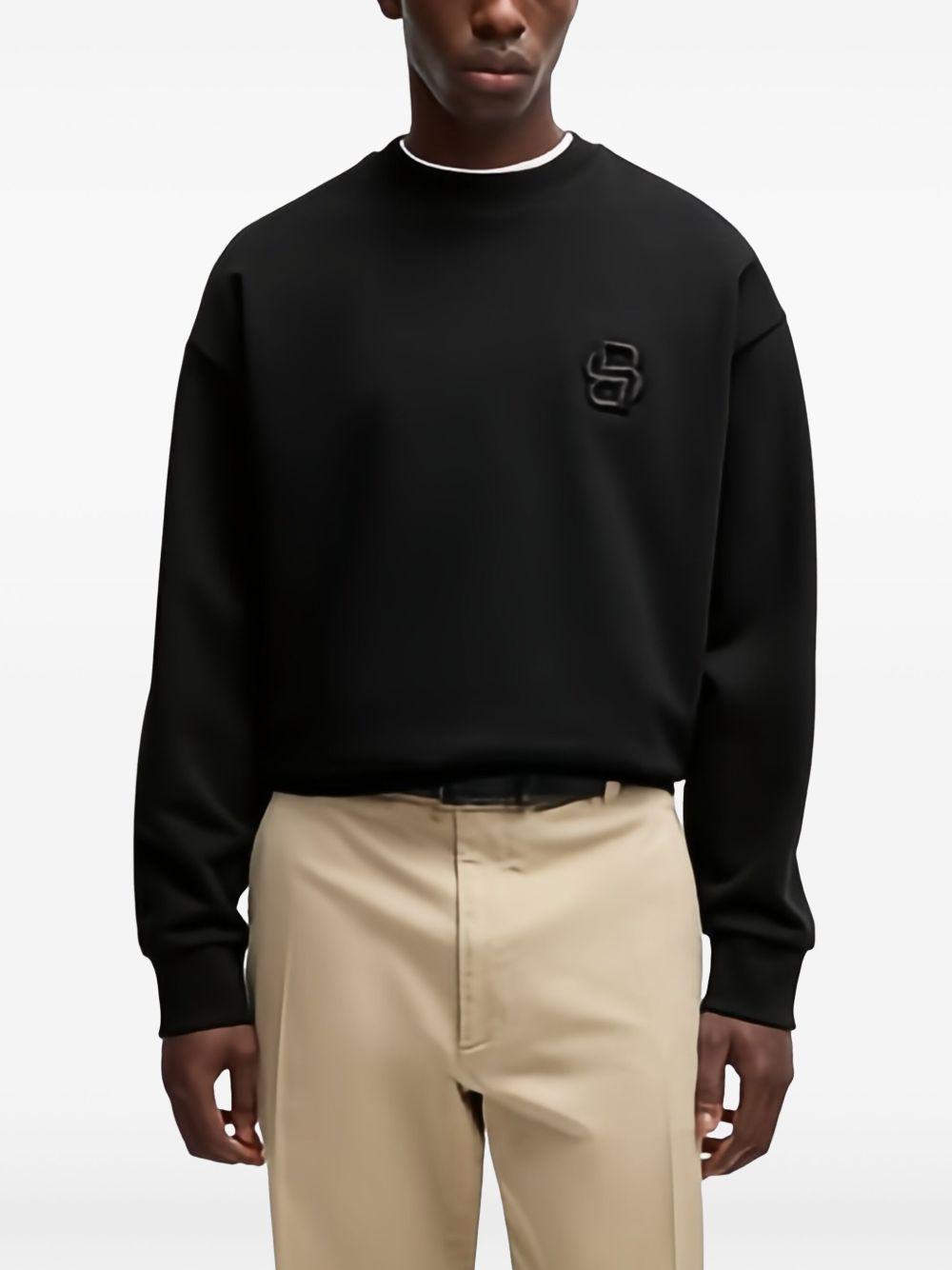 embroidered sweatshirt Product Image