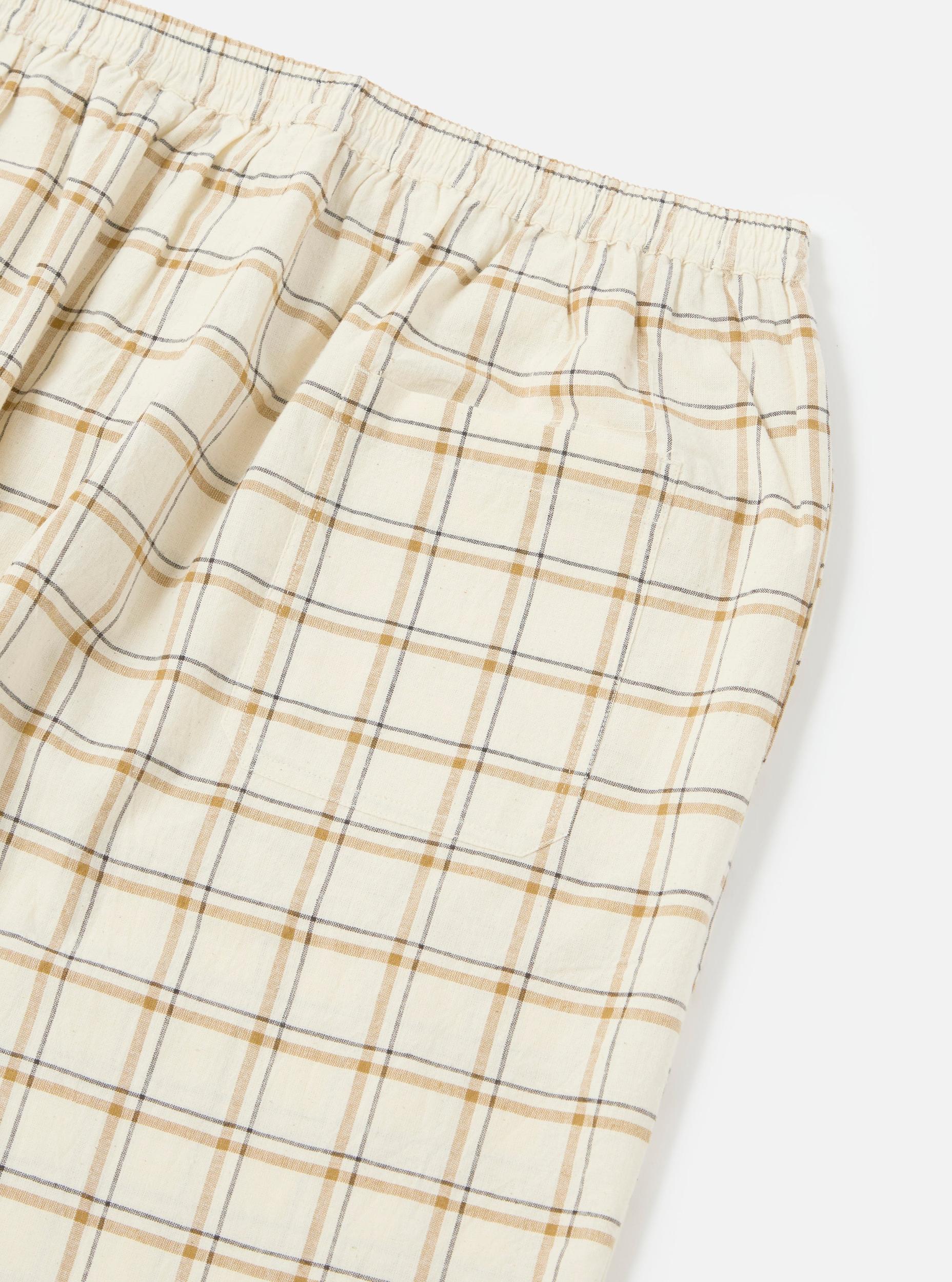 Pyjama Pant in Ecru PJ Plaid Product Image