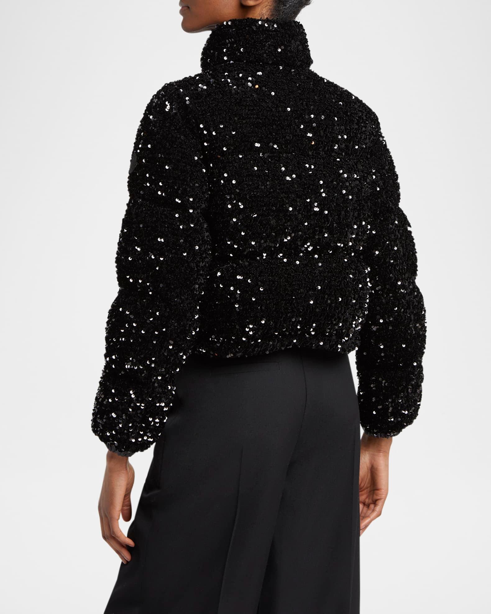Louvi Sequined Short Down Jacket Product Image