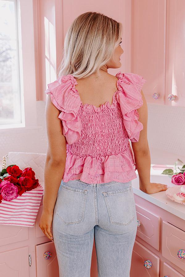 Covington Kisses Smocked Top Product Image