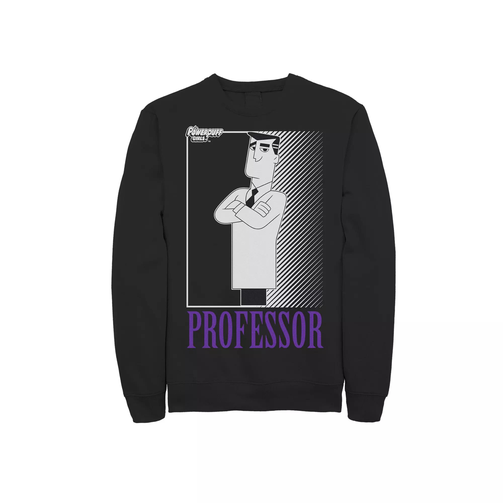 Men's Cartoon Network Powerpuff Girls Professor Portrait Logo Fleece,  Product Image