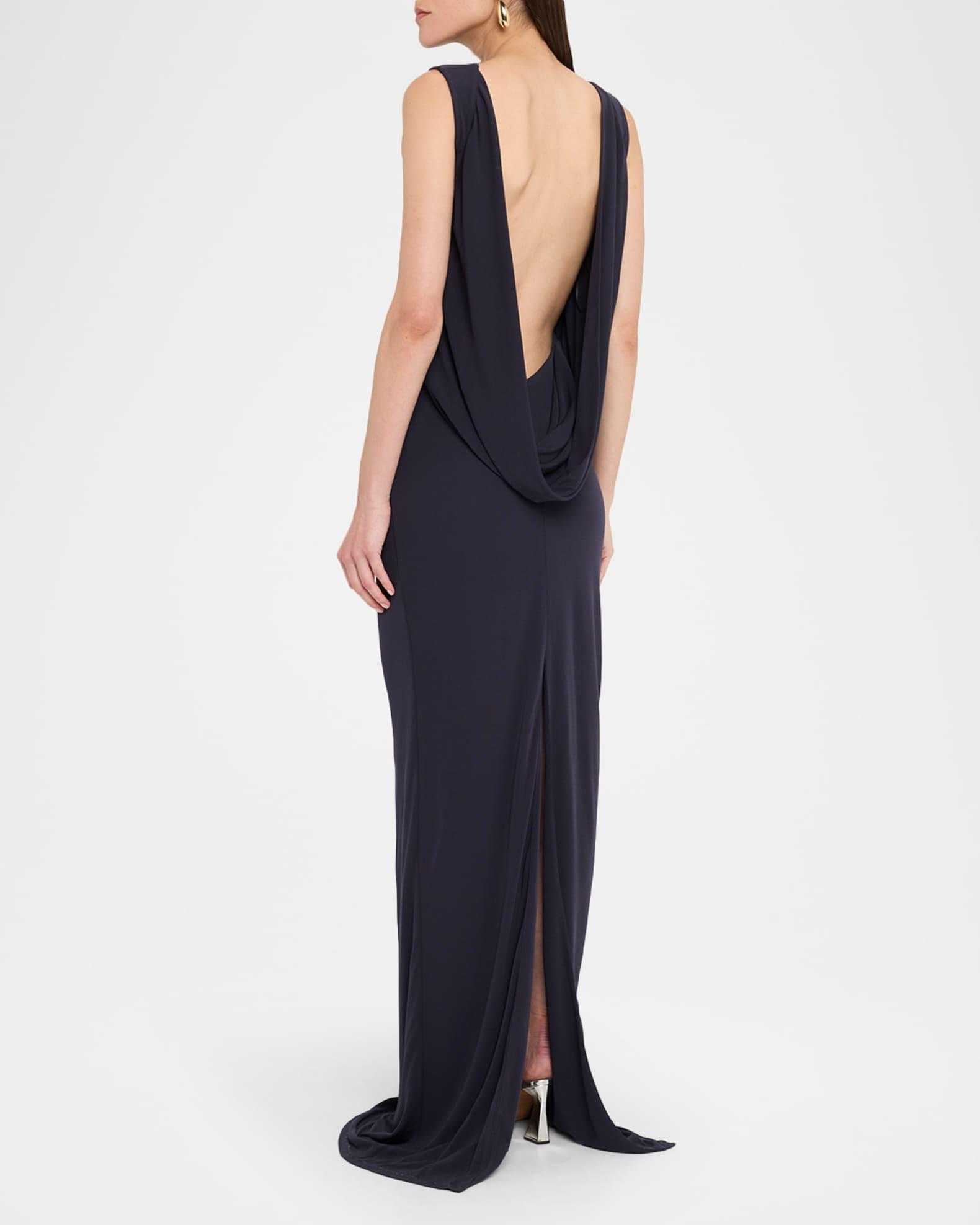 Basha Cowl-Back Gown Product Image