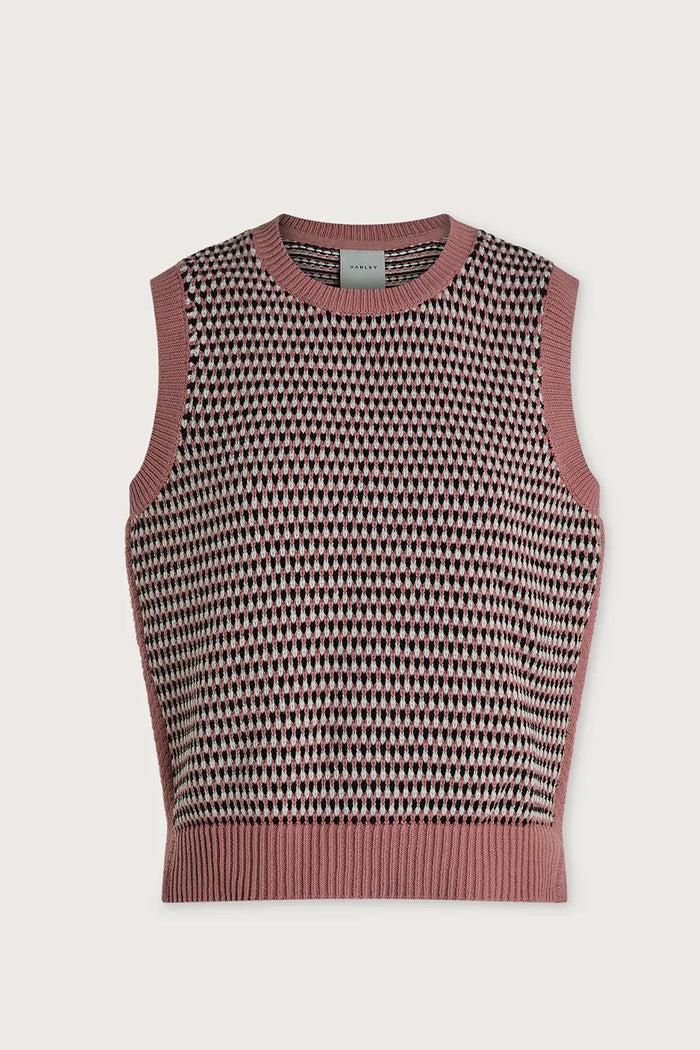 Knowles Textured Knit Vest Product Image