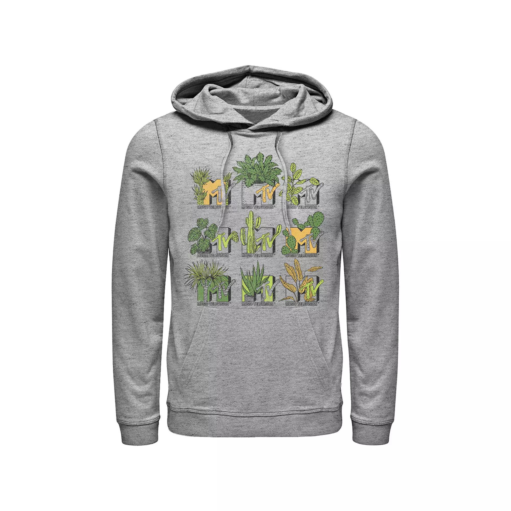 Men's MTV Mtve Succulents Plants Logo Hoodie,  Product Image