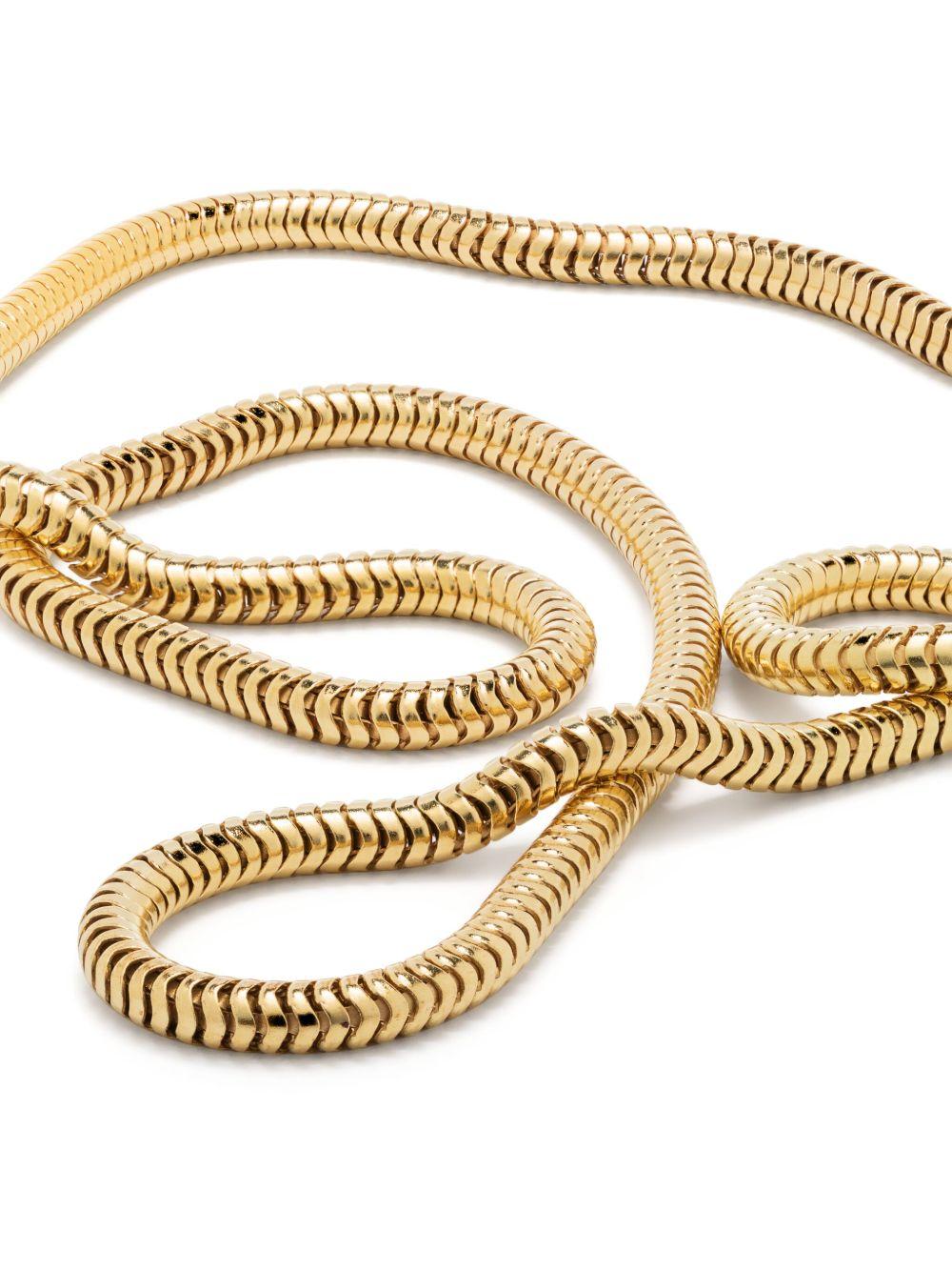 polished snake-chain necklace Product Image