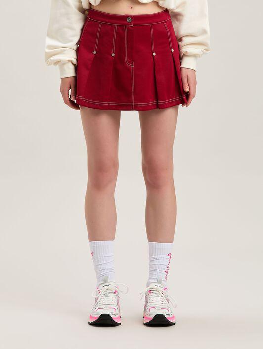 VINTAGE PLEATED MINI SKIRT Product Image