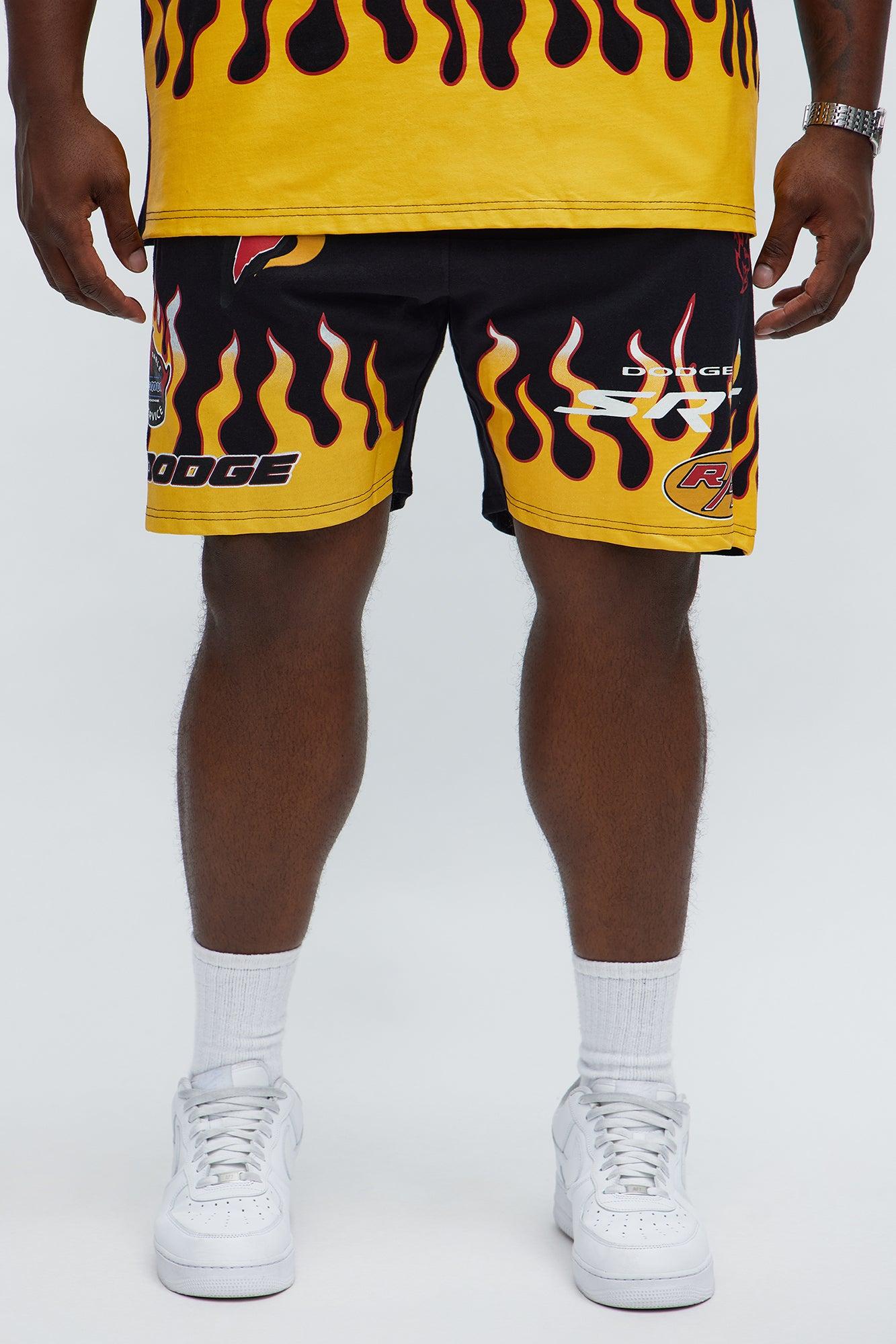 Dodge Demon Racing Team Sweatshorts - Black Male Product Image