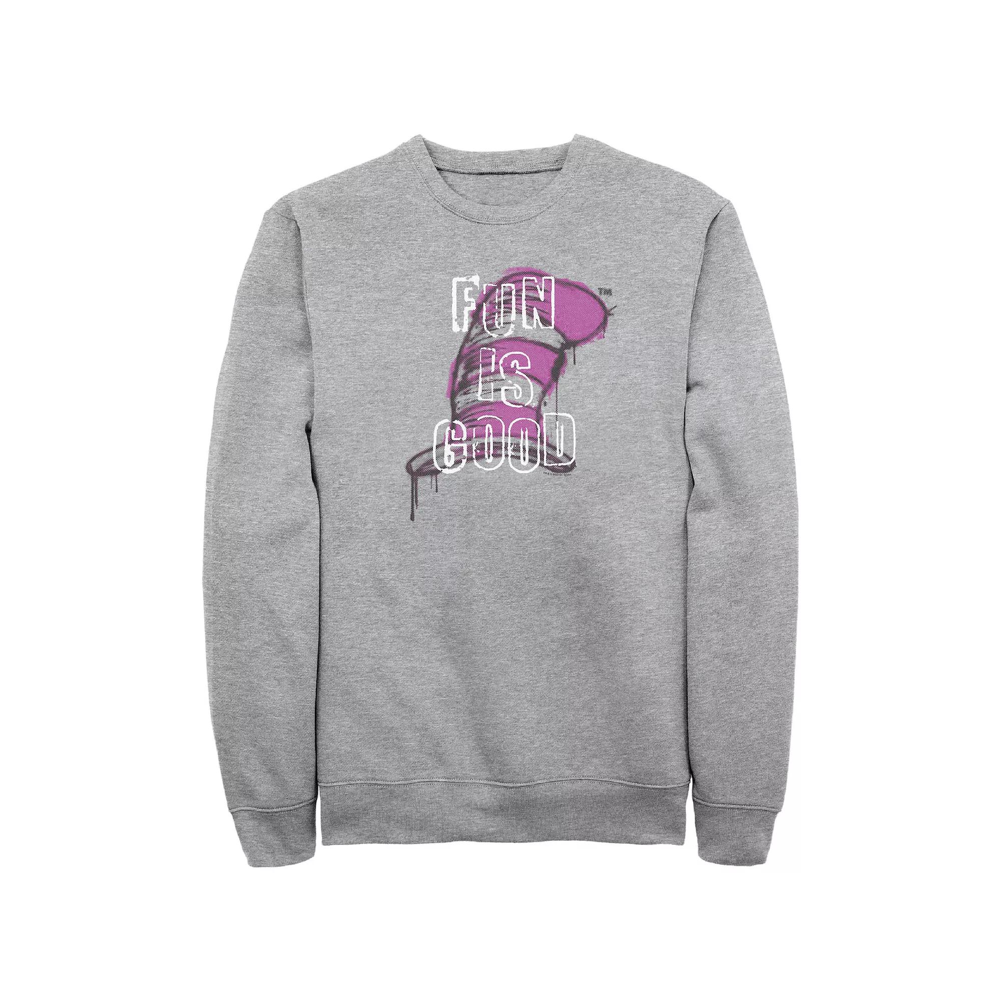 Big & Tall Dr. Seuss Fun Is Good Graphic Fleece, Men's,  Product Image