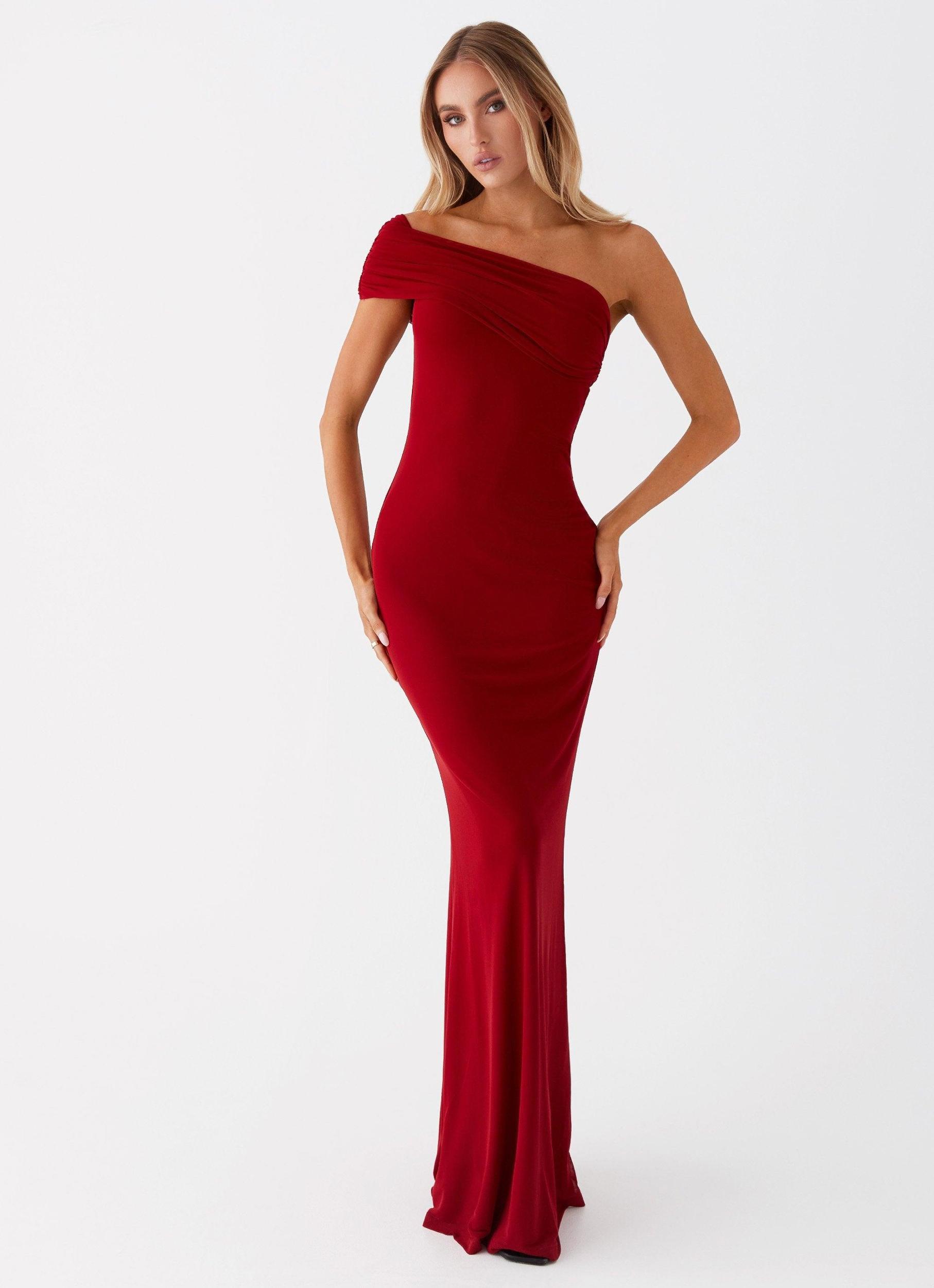 Reine Maxi Dress - Red Product Image