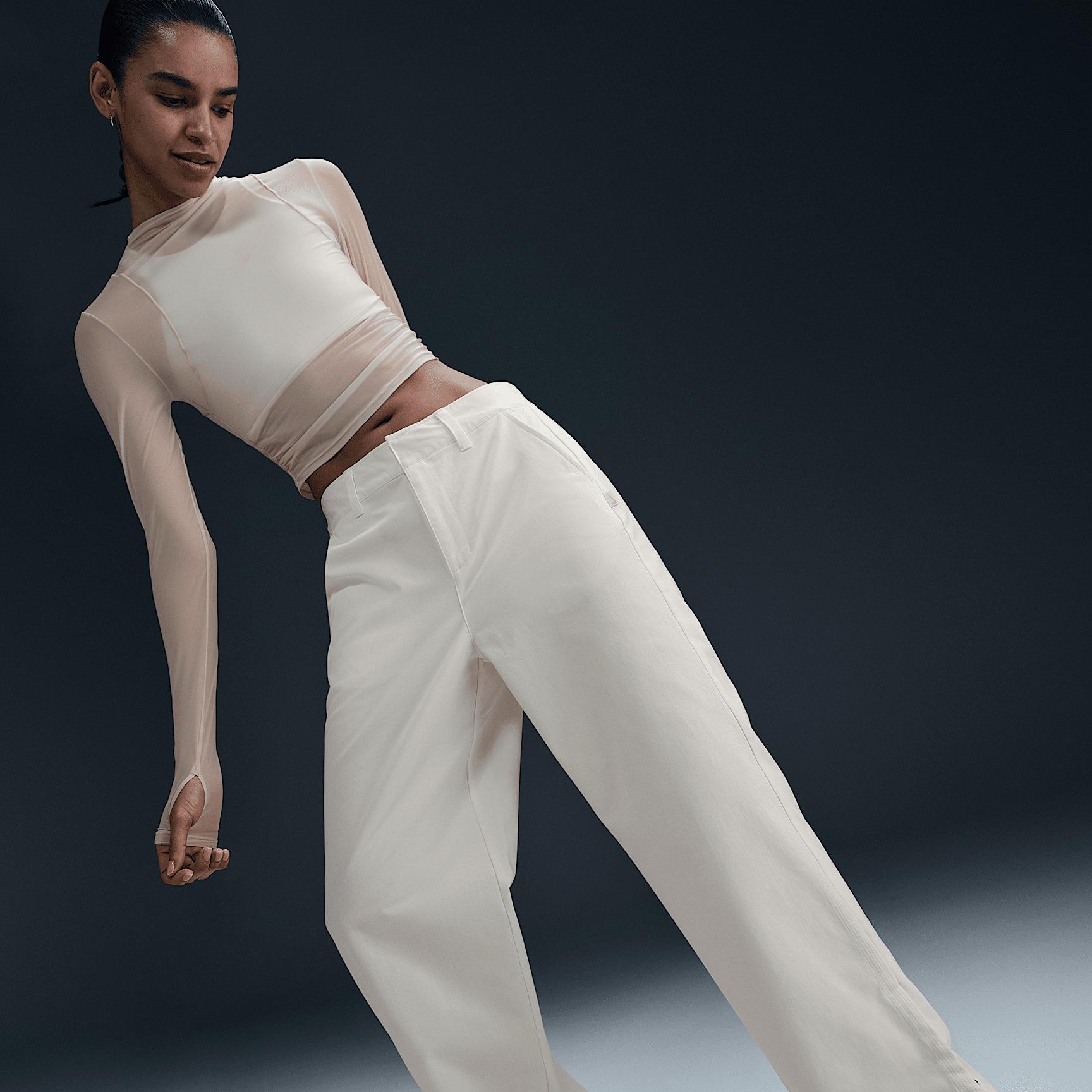 Nike Sportswear Collection Women's Mid-Rise Twill Trousers Product Image