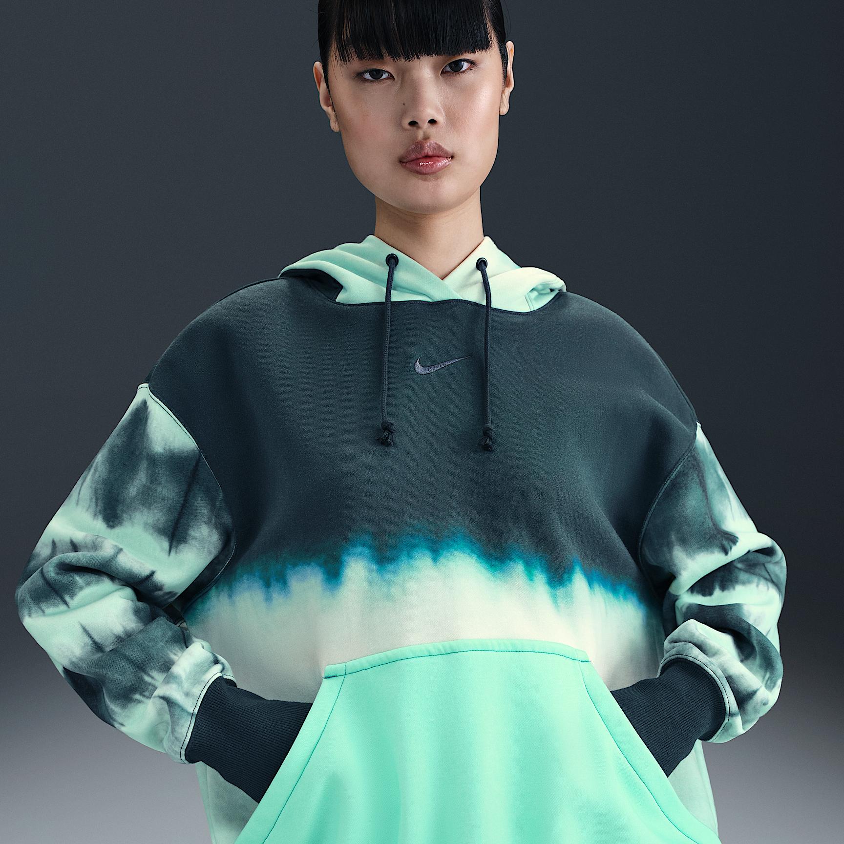 Nike Sportswear Phoenix Fleece x NorBlack NorWhite Women's Oversized Printed Pullover Hoodie Product Image