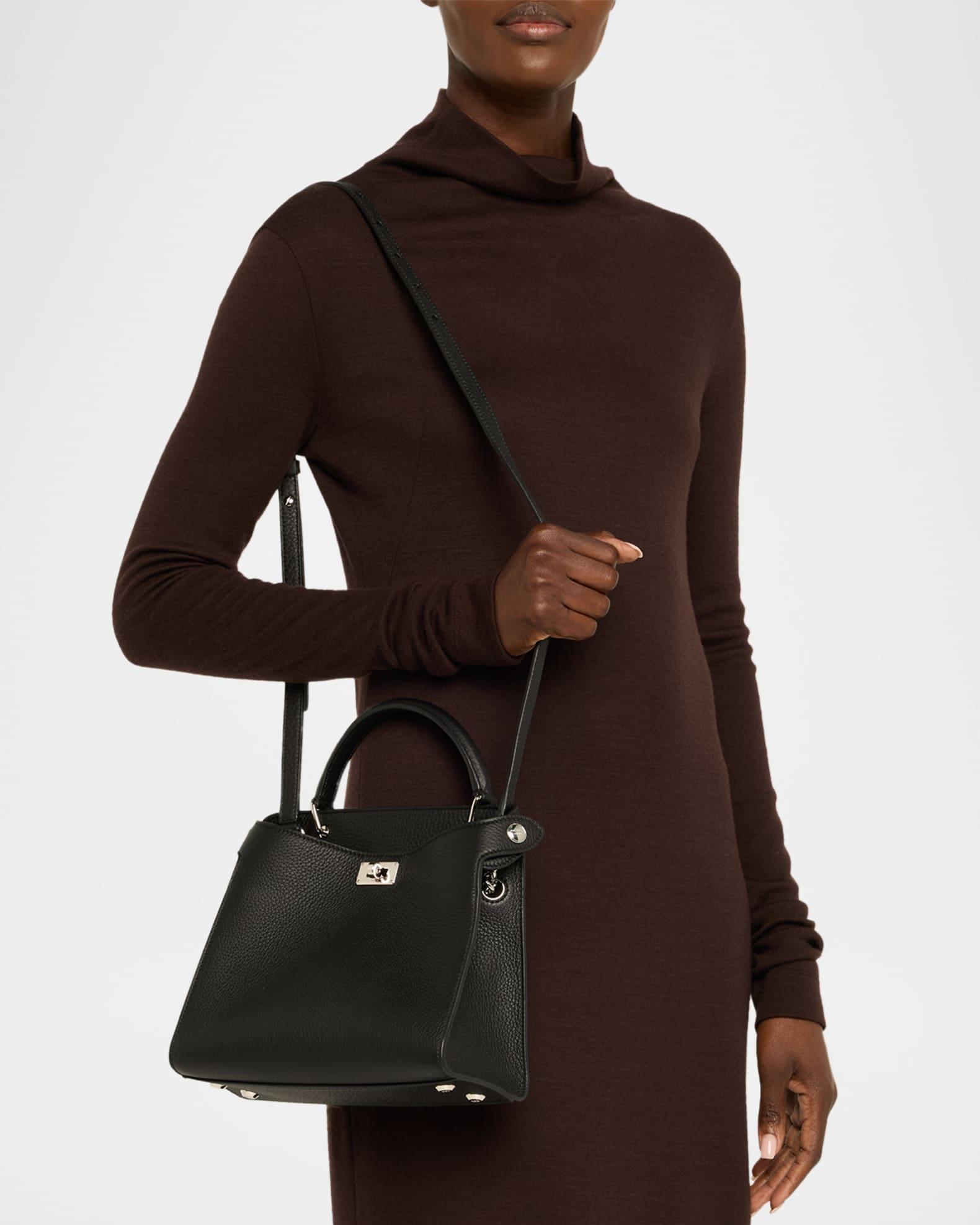 Lutece Mini Grained Leather Top-Handle Bag Product Image