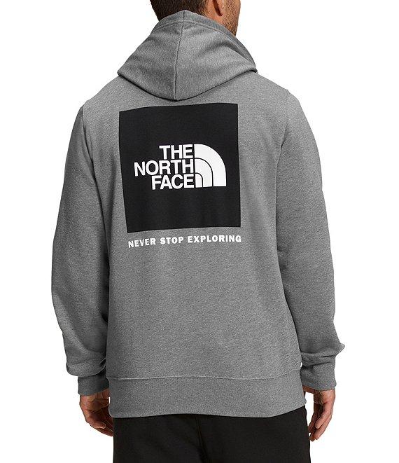 The North Face Long Sleeve Box Graphic NSE Heathered Hoodie Product Image