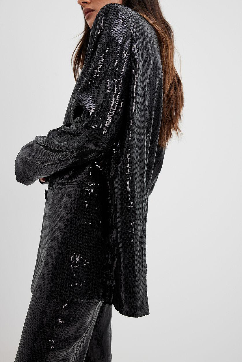 Oversized Sequin Blazer Product Image