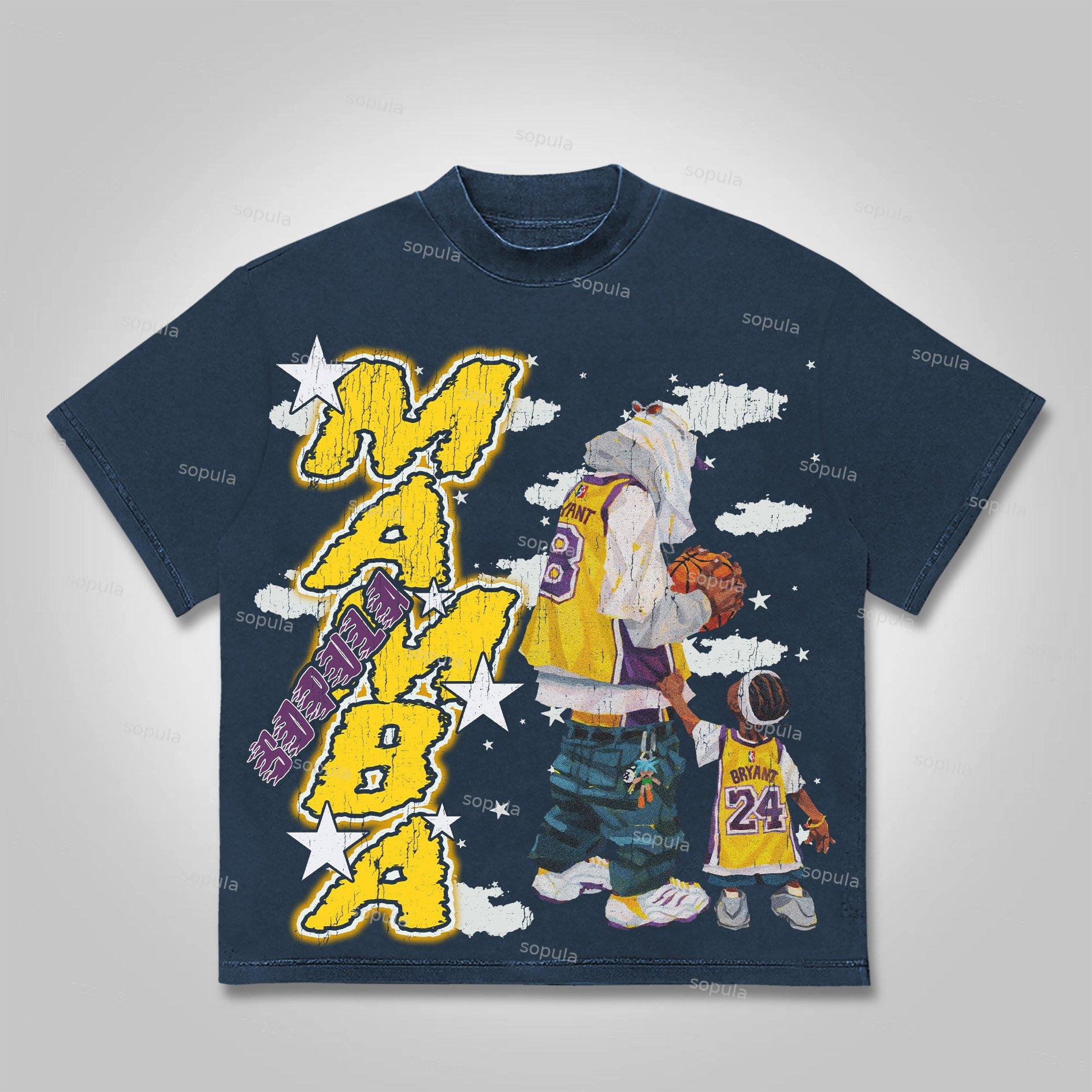 Sopula Mamba Never Fades Graphic Print Cotton T-shirt Product Image