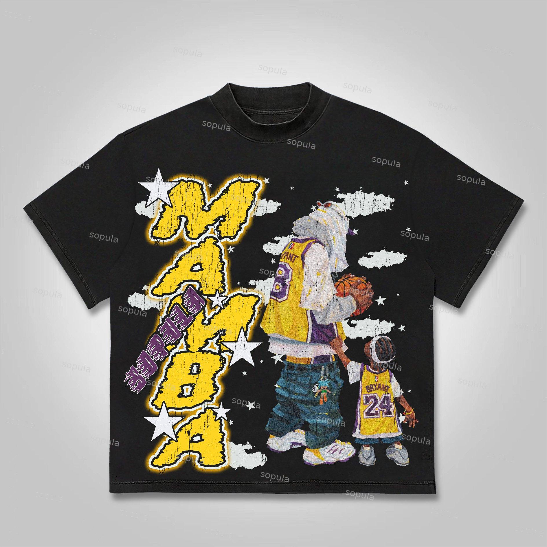 Sopula Mamba Never Fades Graphic Print Cotton T-shirt Product Image