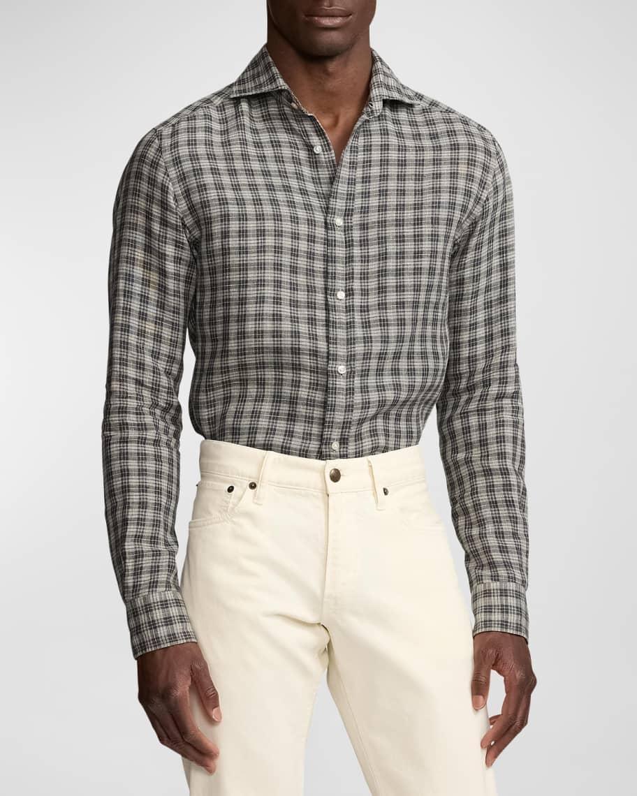 Mens Plaid Flannel Shirt Product Image