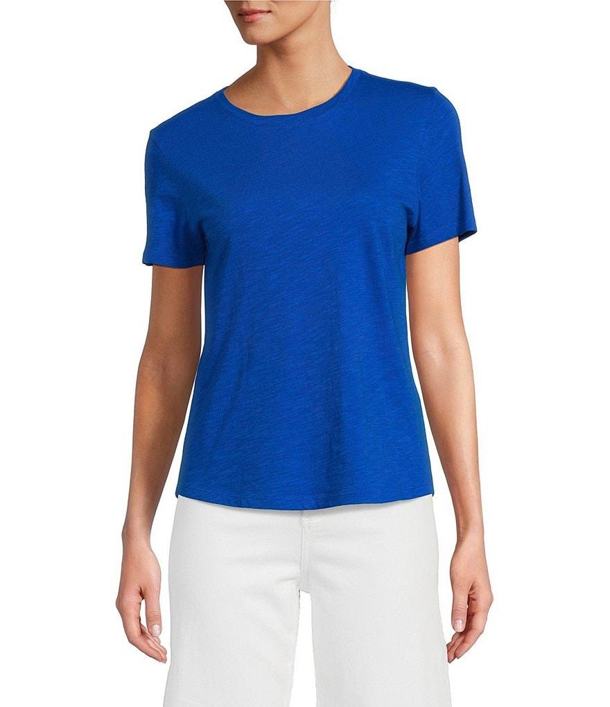 Antonio Melani Pamela Short Sleeve Knit Cotton Tee shirt Product Image